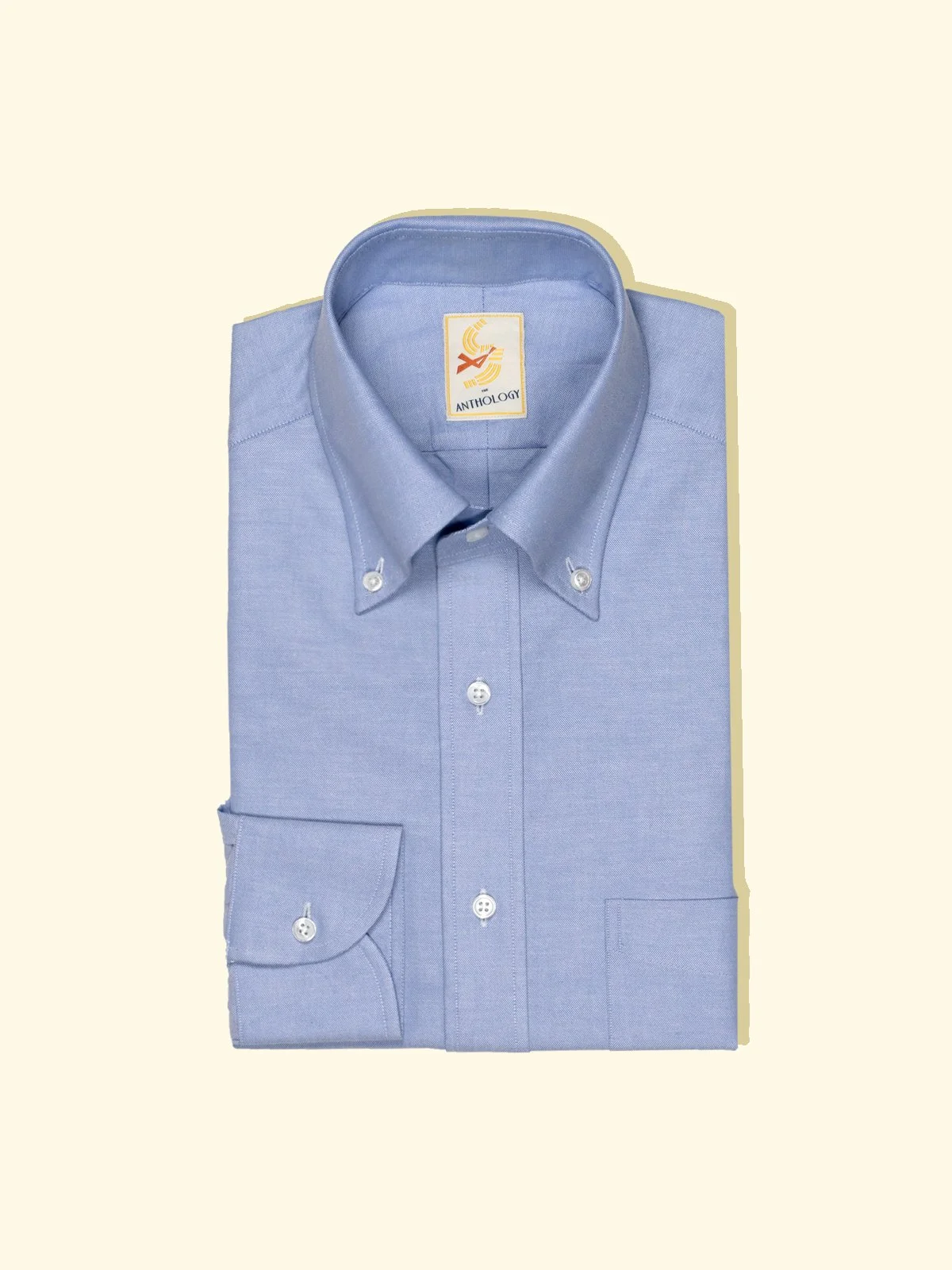 Blue Oxford Button-Down Shirt