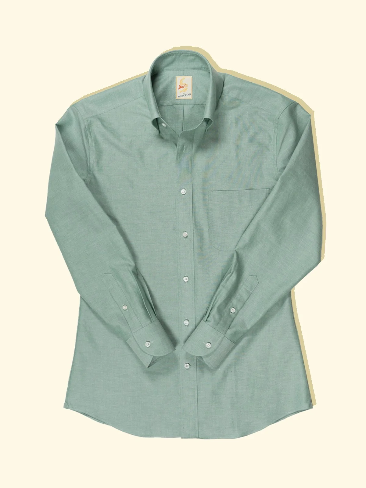 Dusty Green Oxford Button-Down Shirt — The Anthology