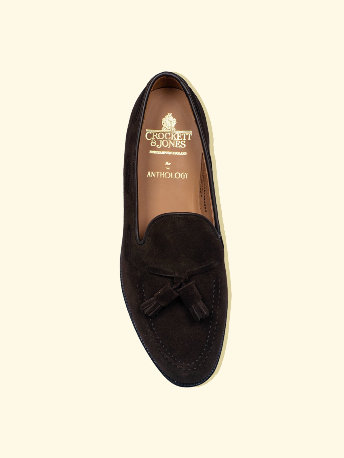 Grenson England - Scottie Men\'s Dark Brown Suede Tassel Loafers 9.5 UK Scottie main image 2