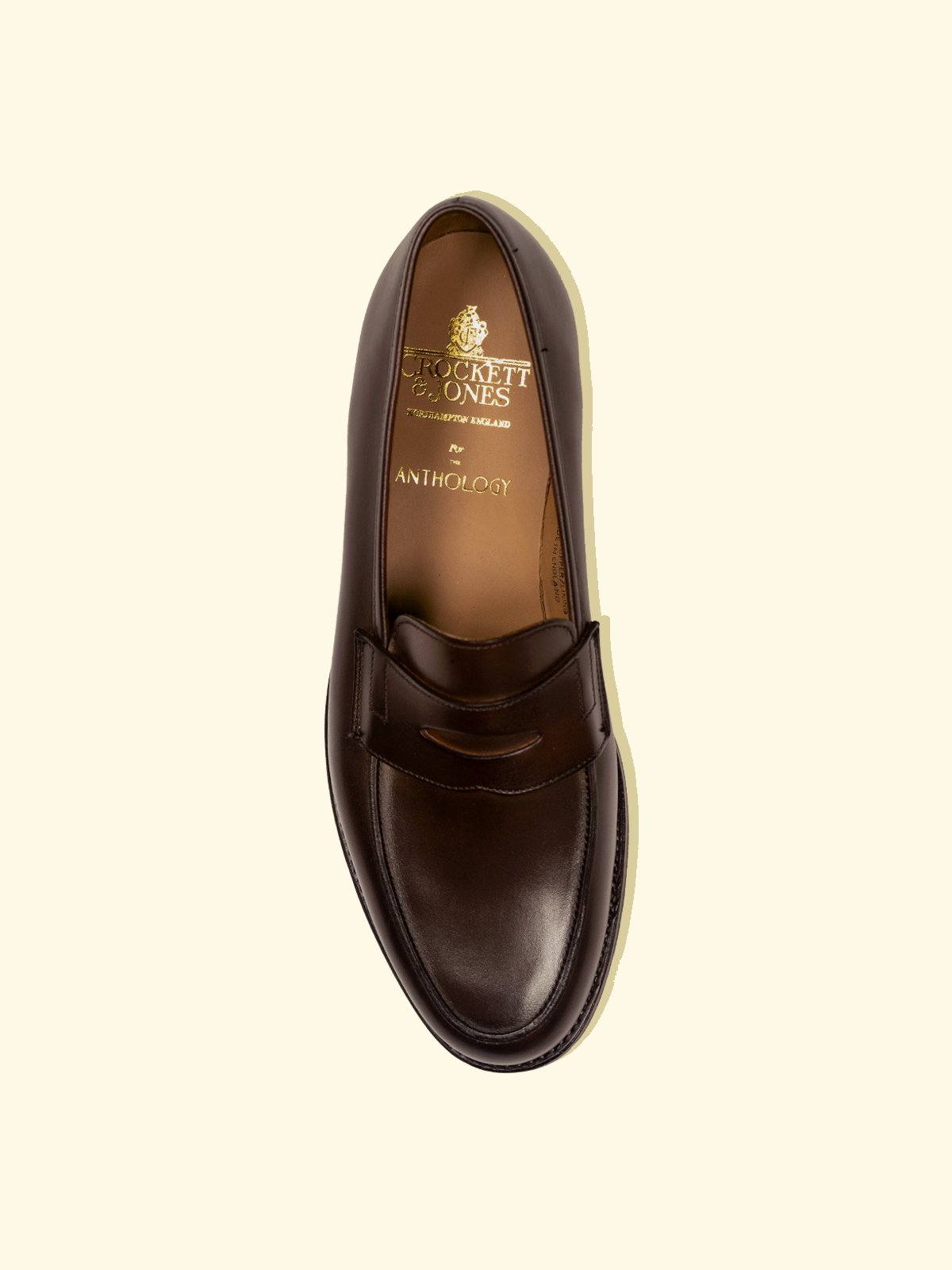 Crockett & Jones Penny Strap Loafers In Polished Horse Leather - NWT Crockett & Jones - Harvard cordovan penny loafers — Les  main image 2