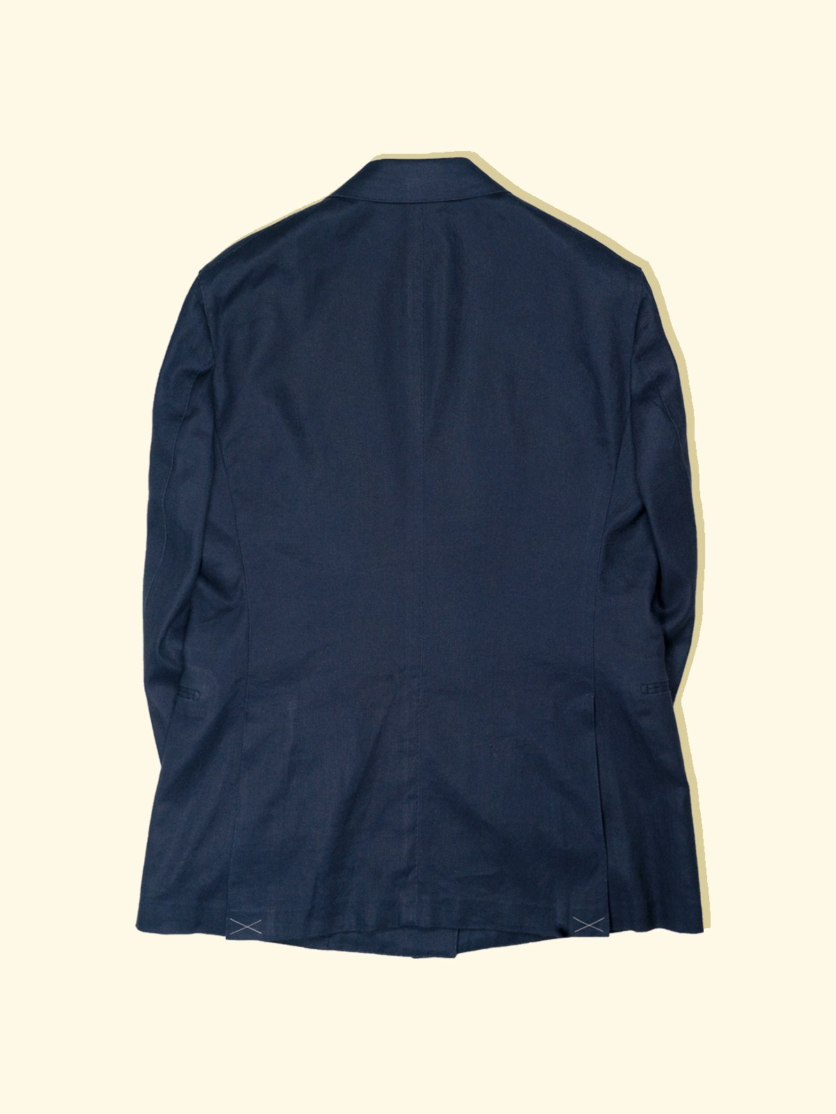 Linen/Cotton Twill Sport Jacket - French Navy — The Anthology