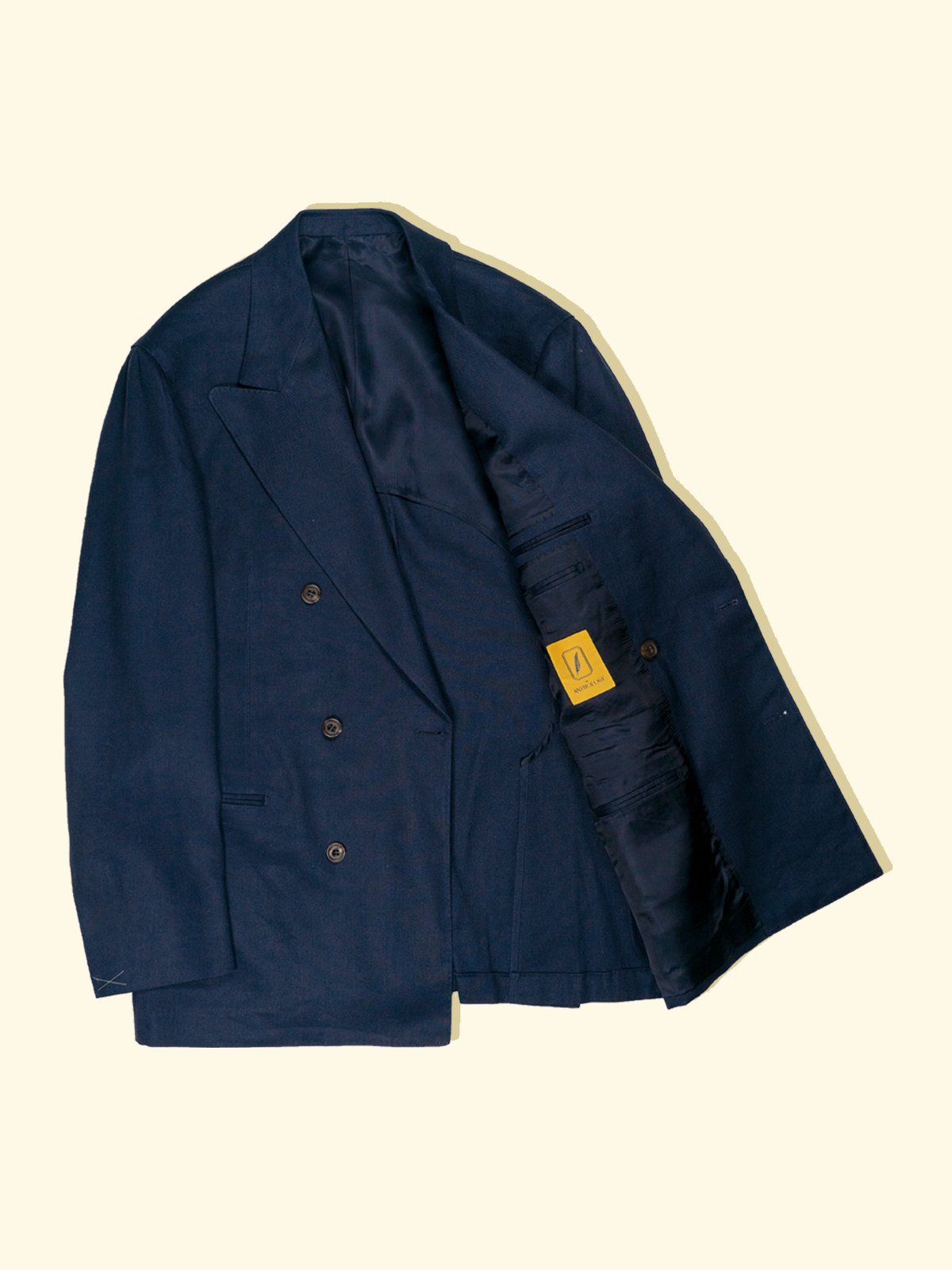 Linen/Cotton Twill Sport Jacket - French Navy — The Anthology