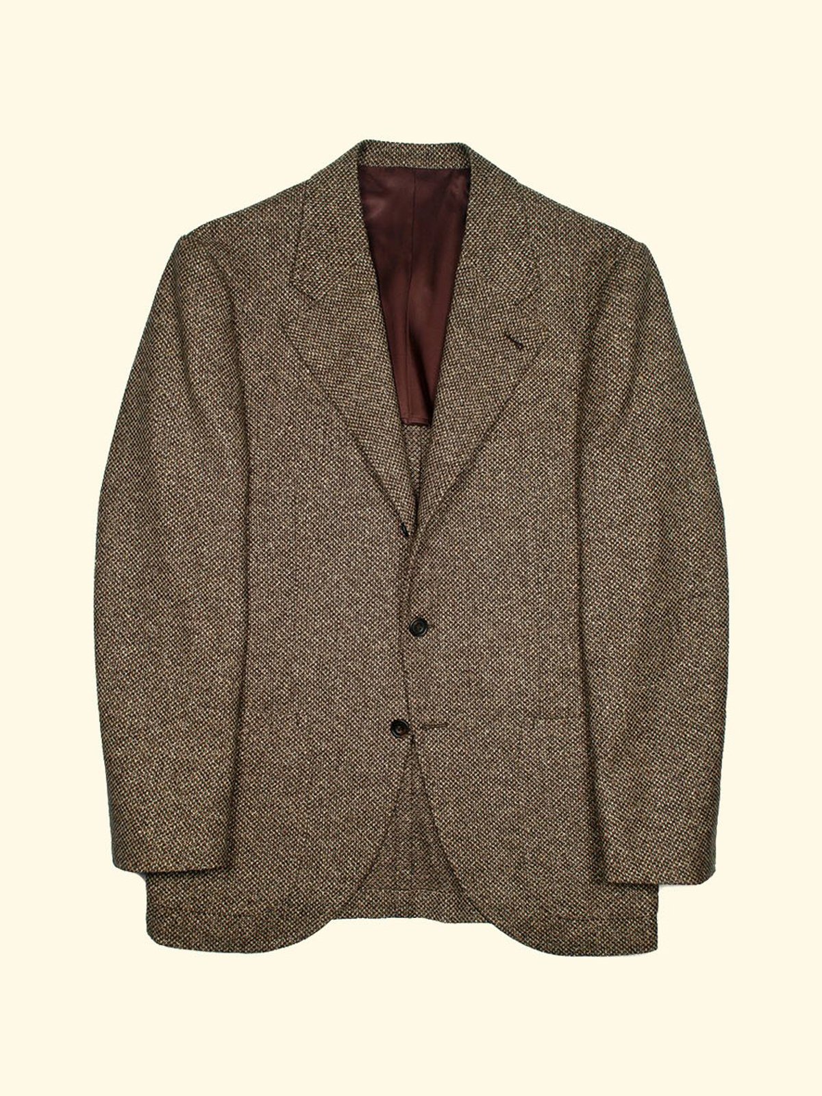 Wool/Silk Sport Jacket - 'Truffle'