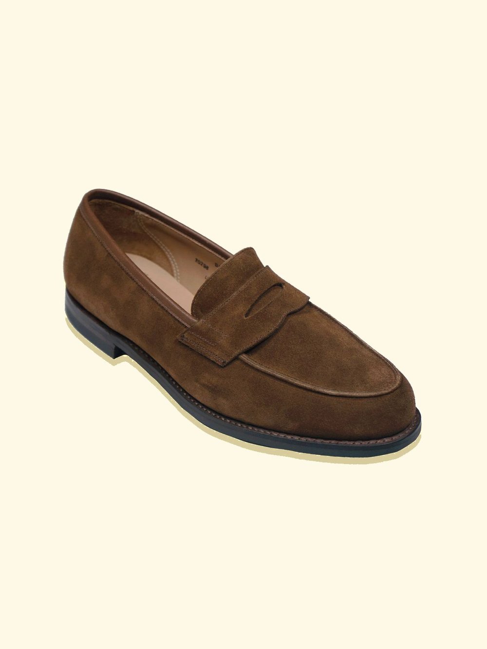 Bodley Penny Loafers by Crockett & Jones for The Anthology - Snuff Suede