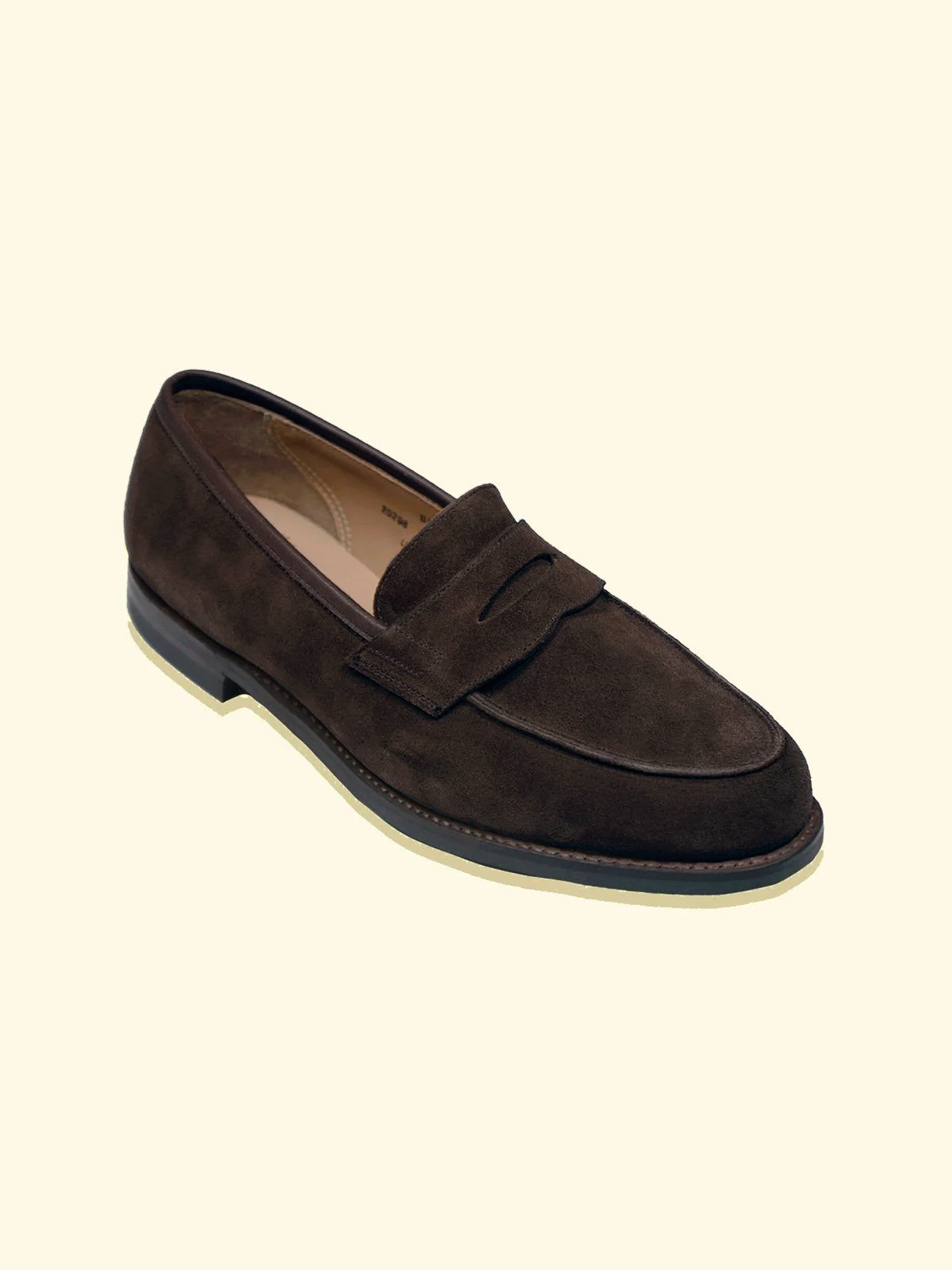 Bodley Penny Loafers by Crockett & Jones for The Anthology - Dark Brown Suede
