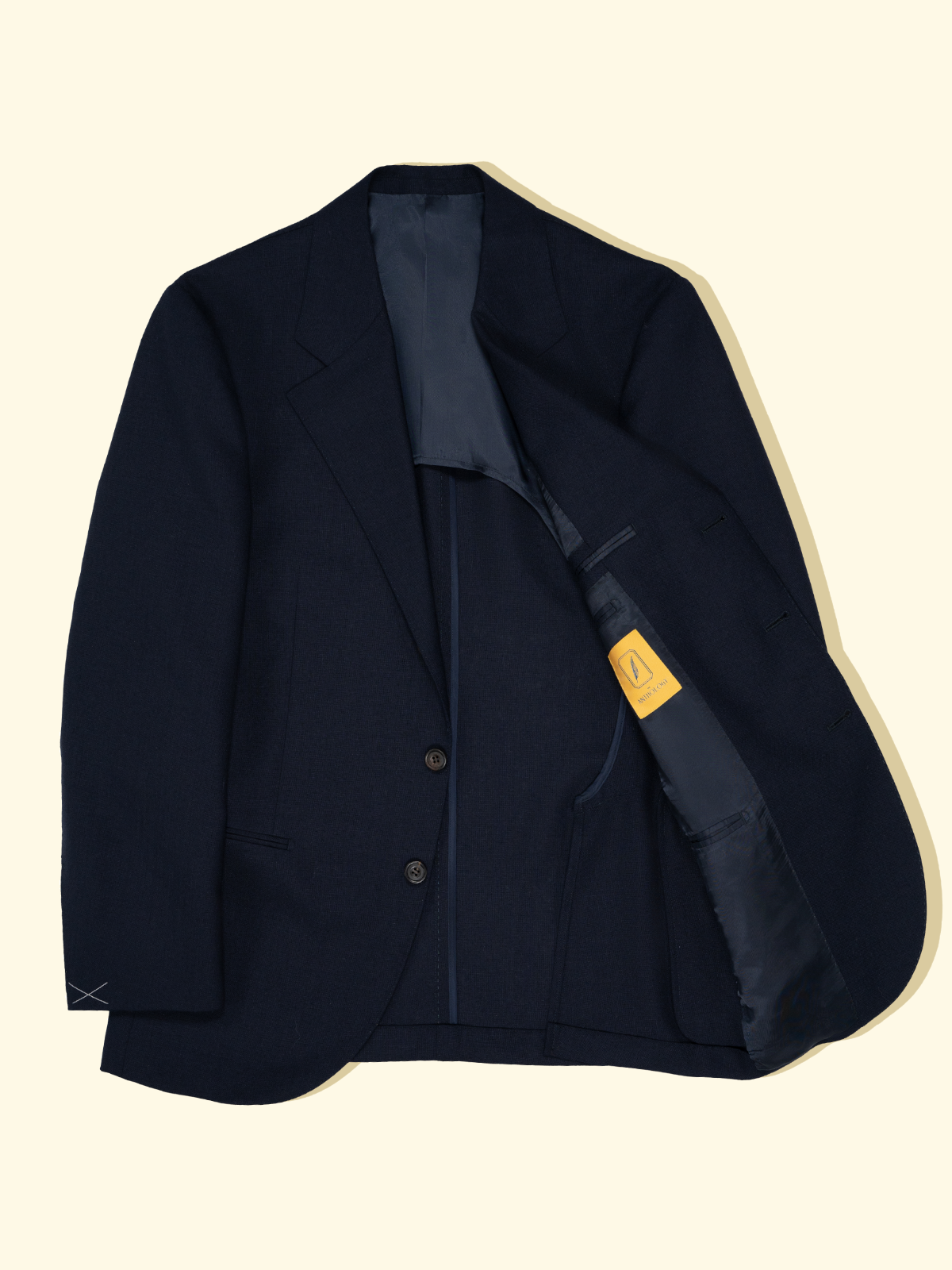 Tropical Wool Suit Jacket - Navy — The Anthology
