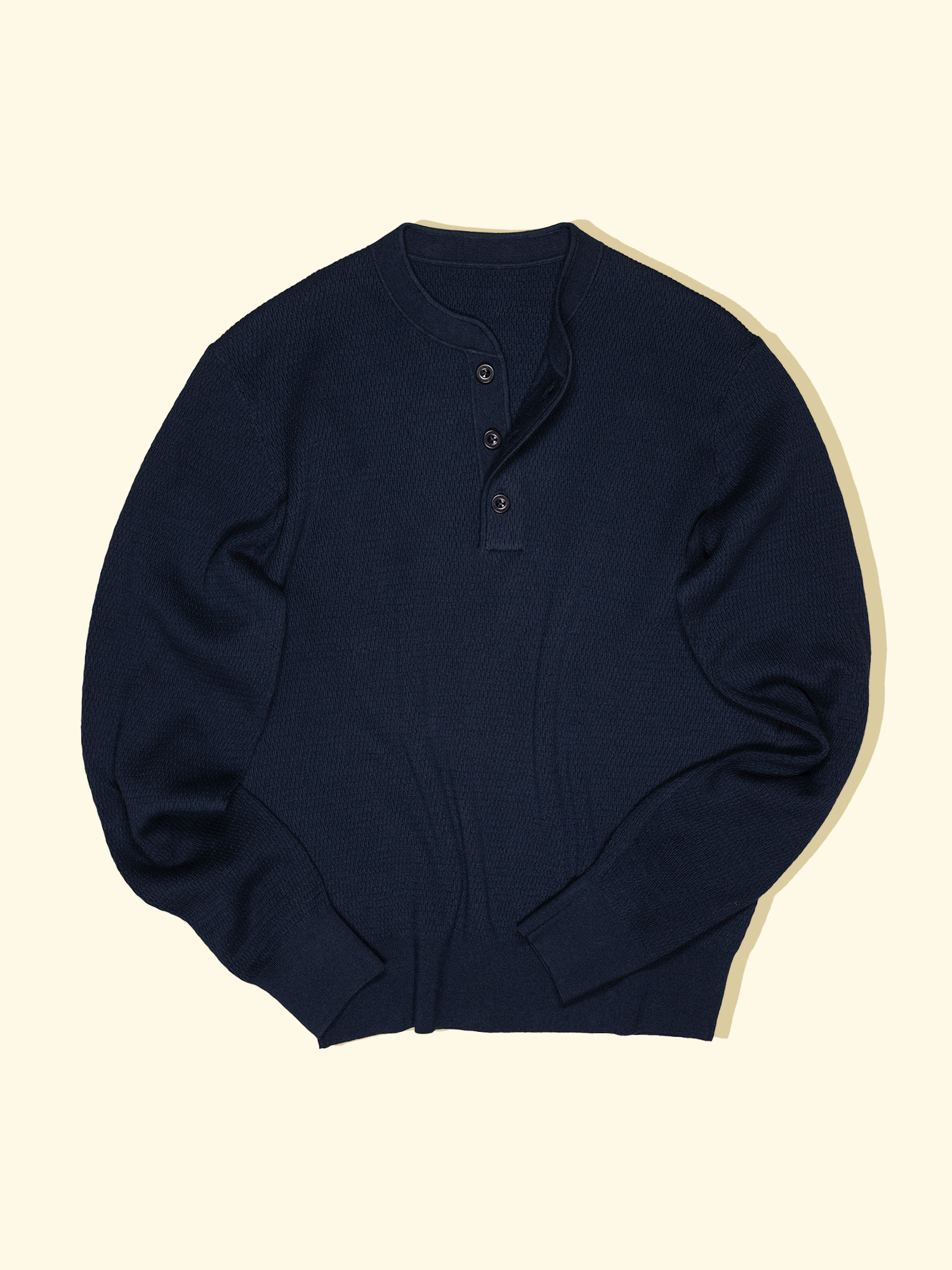 Henley Shirt - Poseidon Blue
