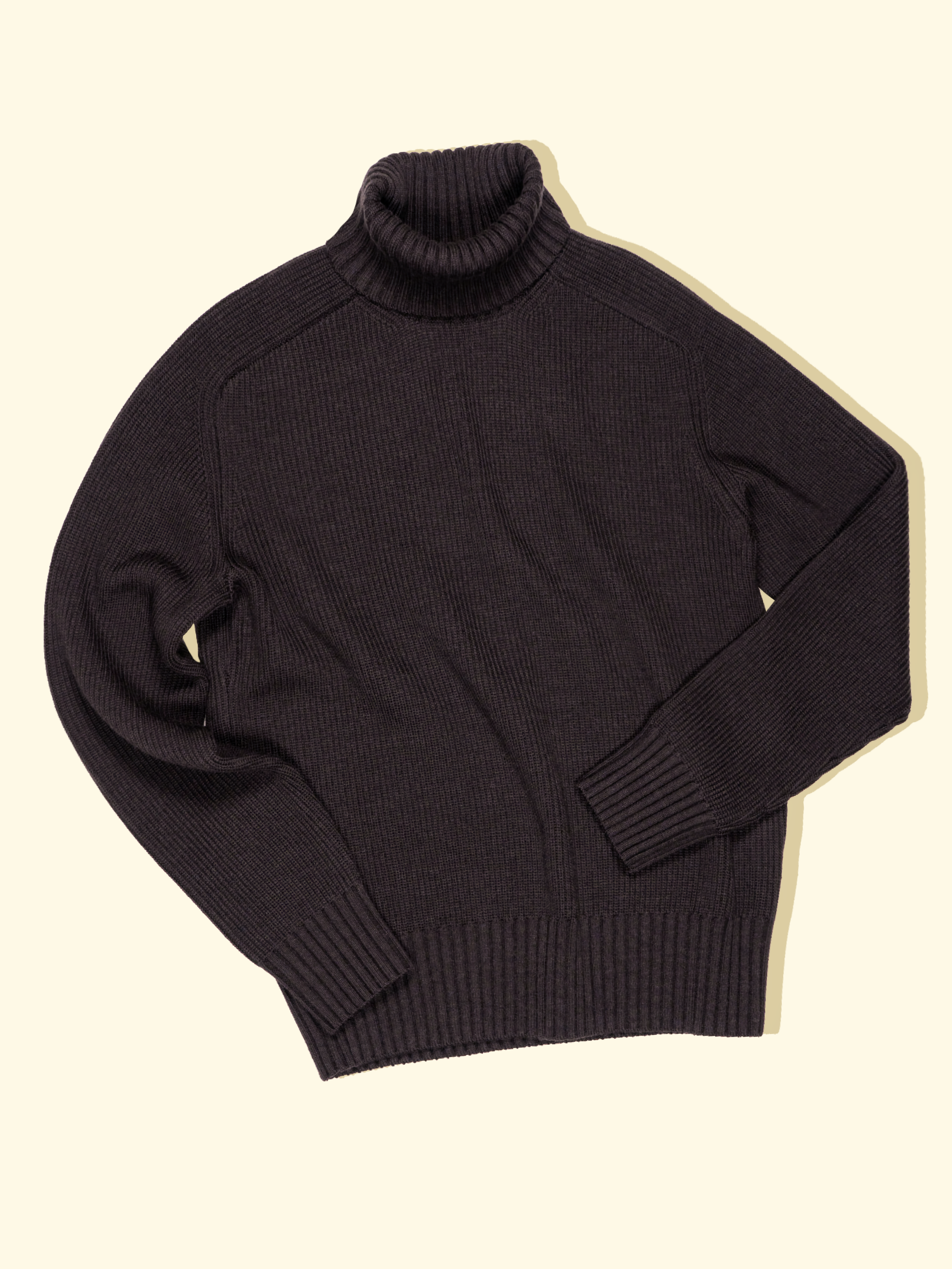 Merino Wool Rollneck - Cocoa