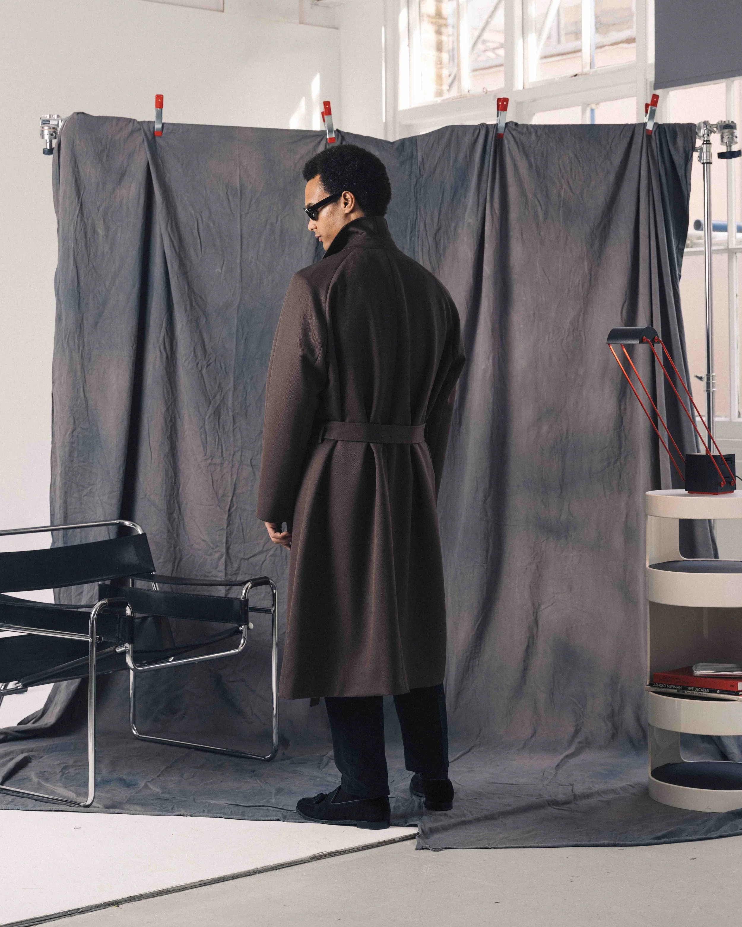 ジャケット・アウター Steven Alan D/CLT REVERSE SEAM WRAP COAT Gap x GQ Steven Alan wool coat | Gap