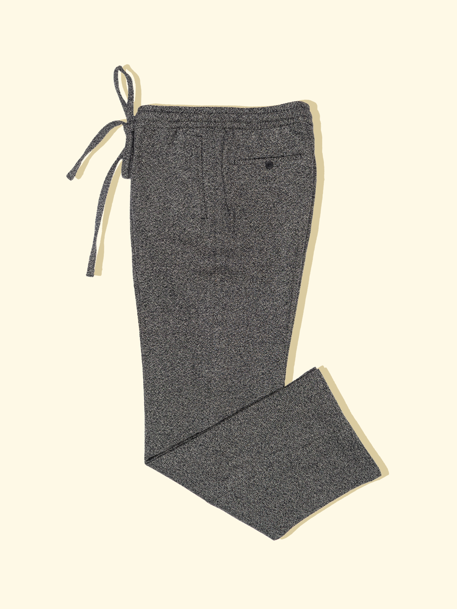 Slumber Drawstring Trousers - Salt & Pepper
