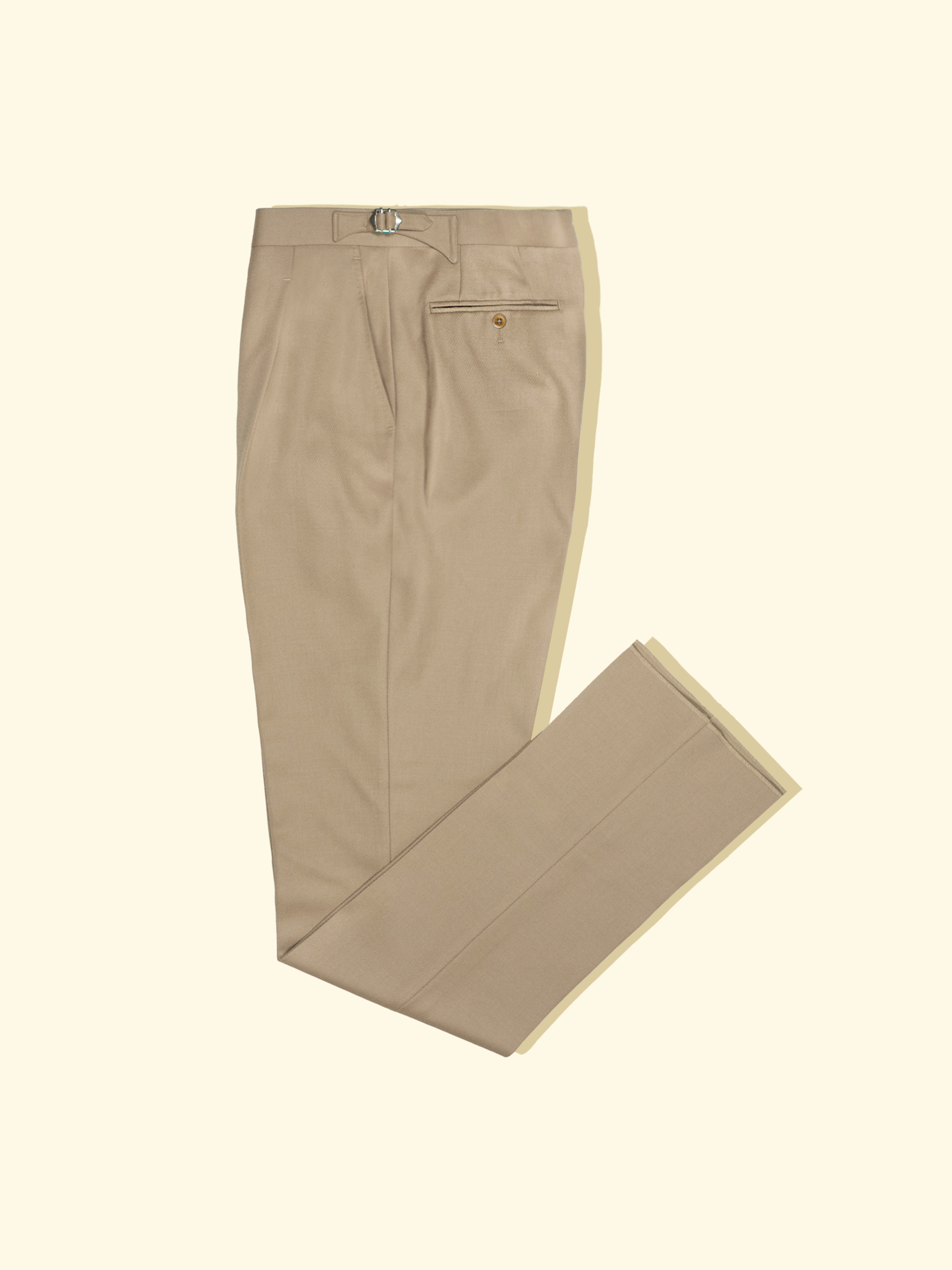 Cavalry Twill Trousers - Dark Beige