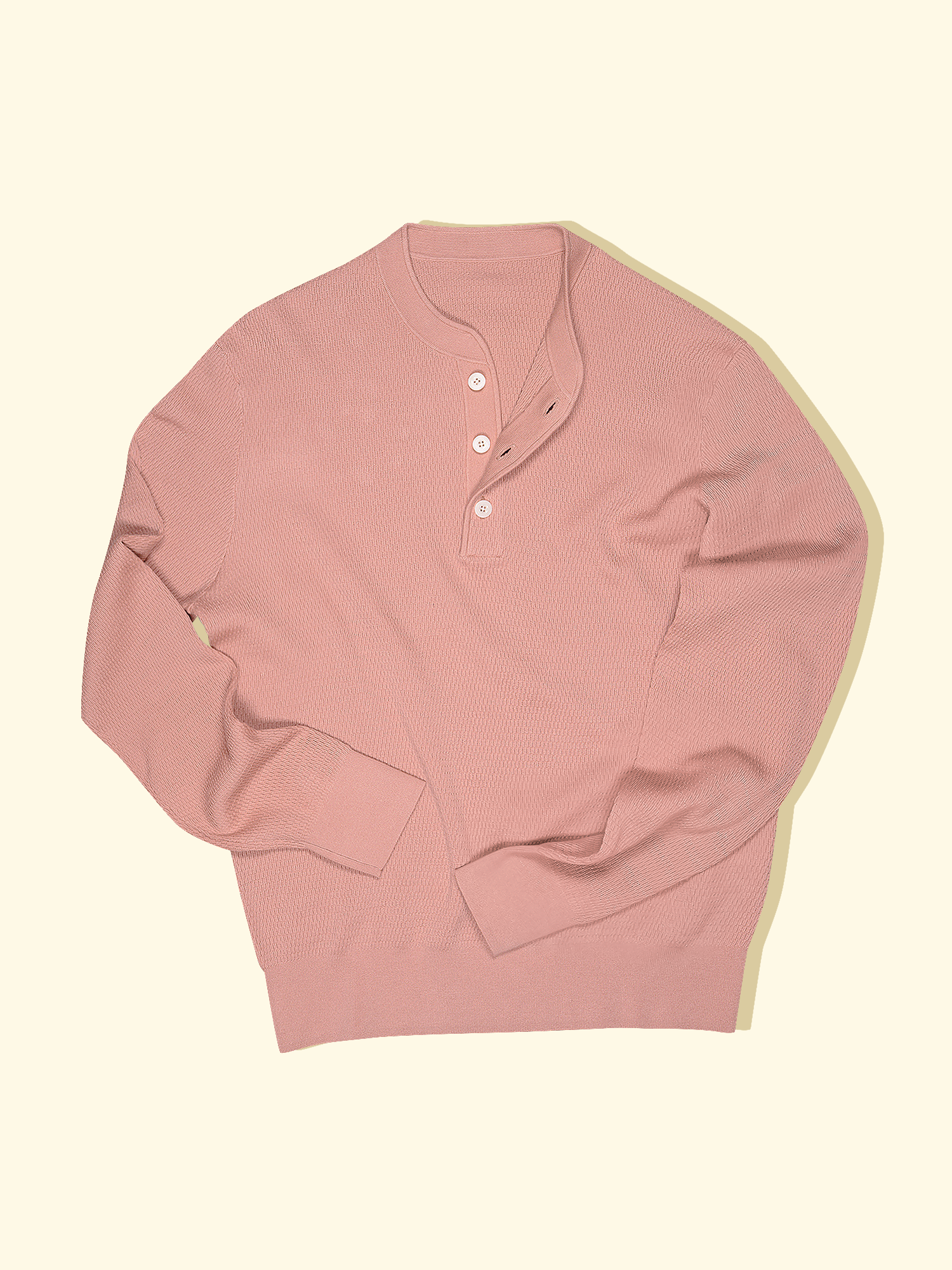 Henley Shirt - Coral