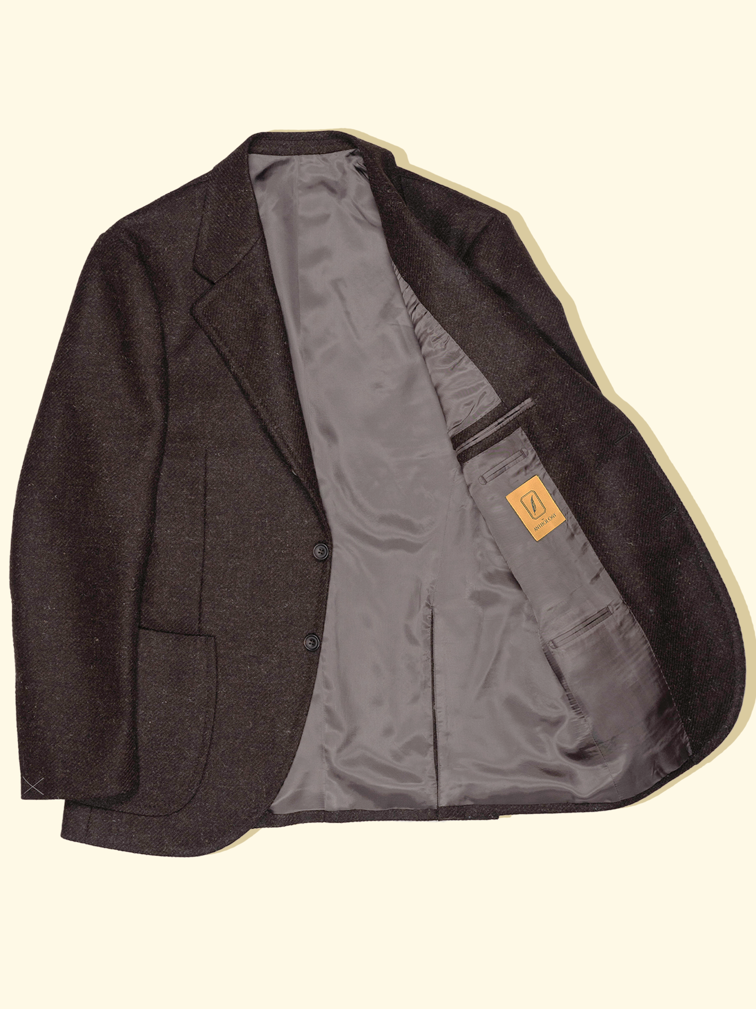 Wool Tweed Sport Jacket - Evening Brown — The Anthology