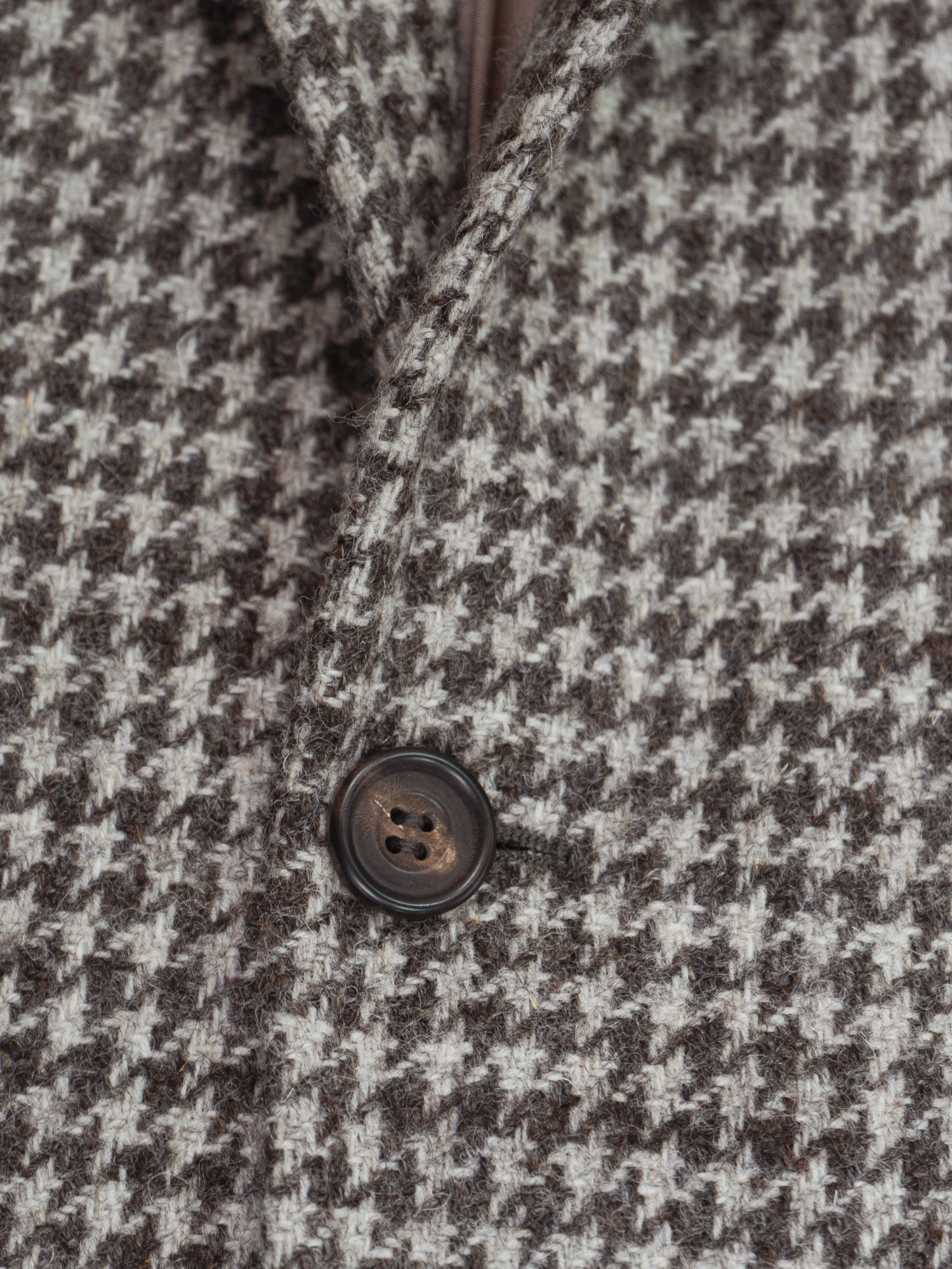 Wool Tweed Sport Jacket - Natural Dye Houndstooth — The