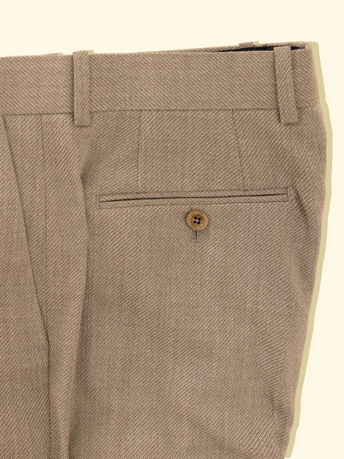 Tropical Cavalry Twill Suit Trousers - Sand — The Anthology