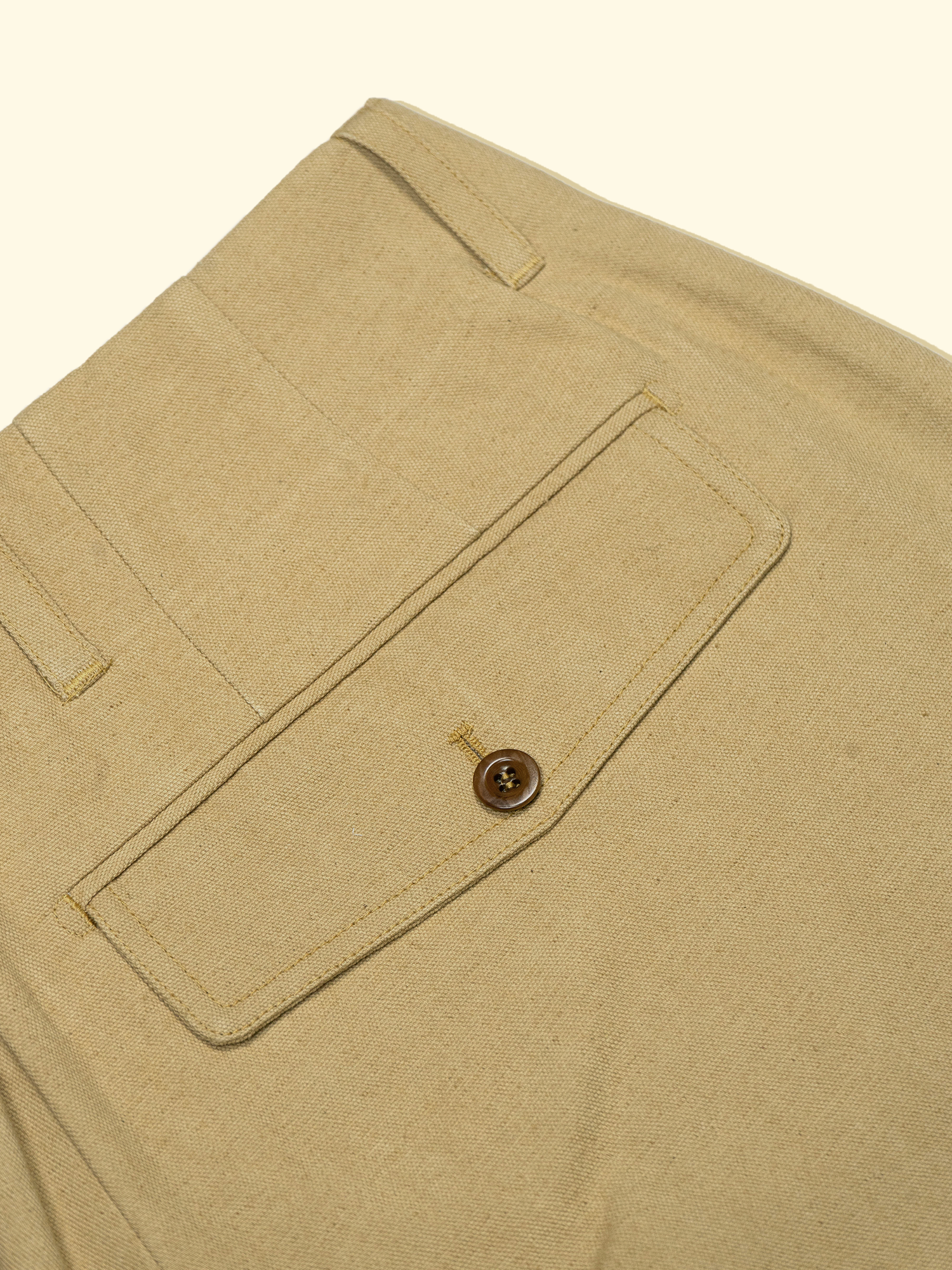 Cotton/Linen/Ramie Box Front Shorts - Butter — The Anthology