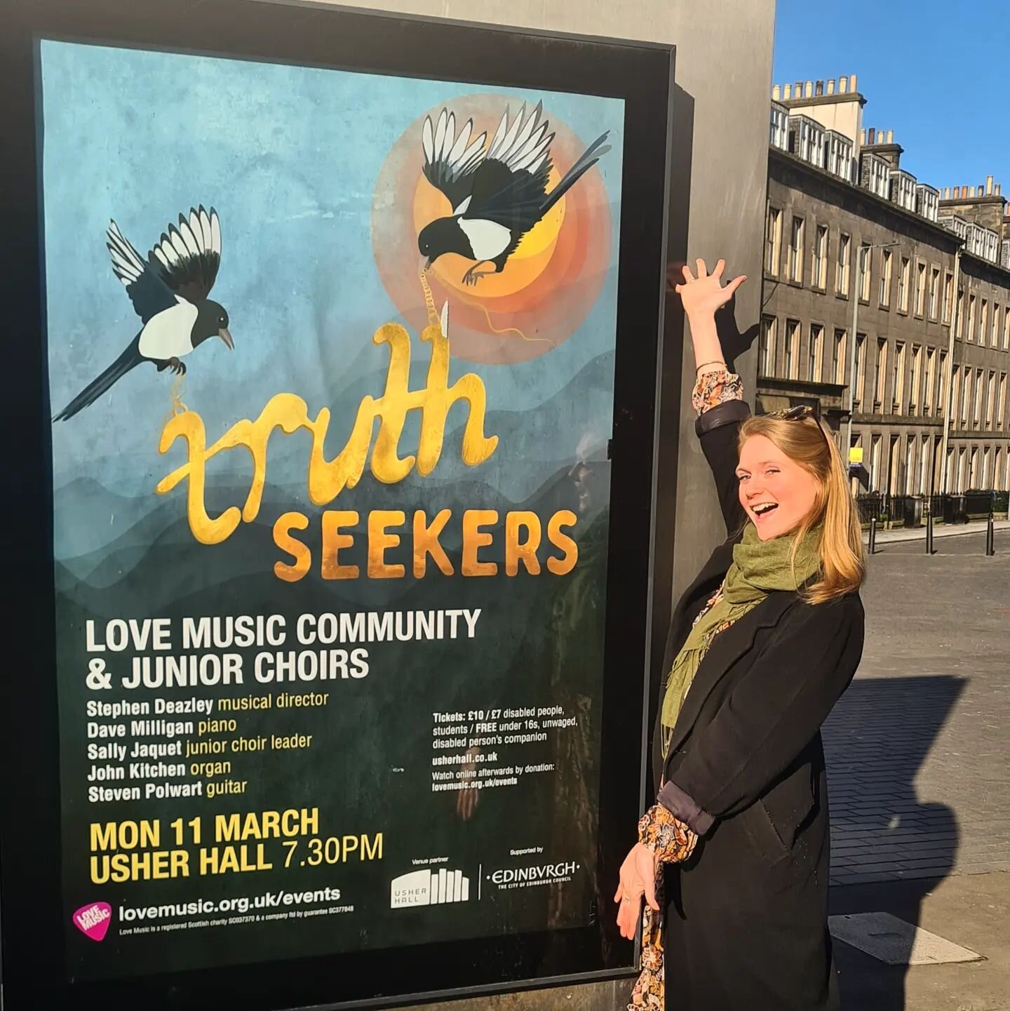 Those @lovemusicscot Junior choir kids are doing ✨️absolutely incredible✨️ this term - it's a continuing delight to try and keep up with their musicality and energy

Our @lovemusicscot concert this term is around &quot;Truth Seekers&quot; and - playi