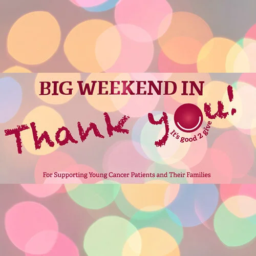 Another fantastic It's good 2 give Big Weekend In