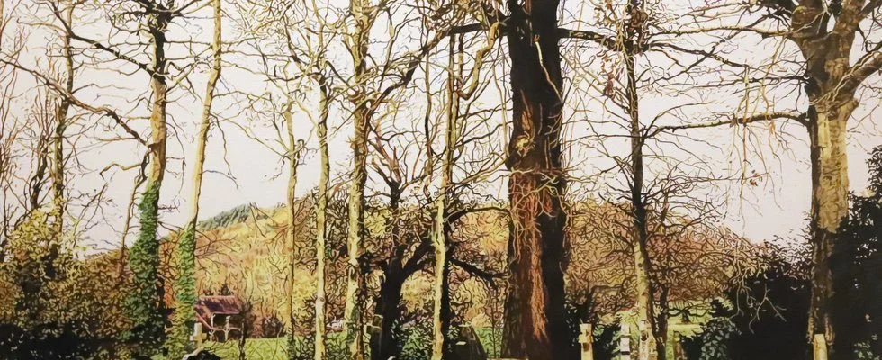 Knill Churchyard: Queens Green Canopy by Tim Craven