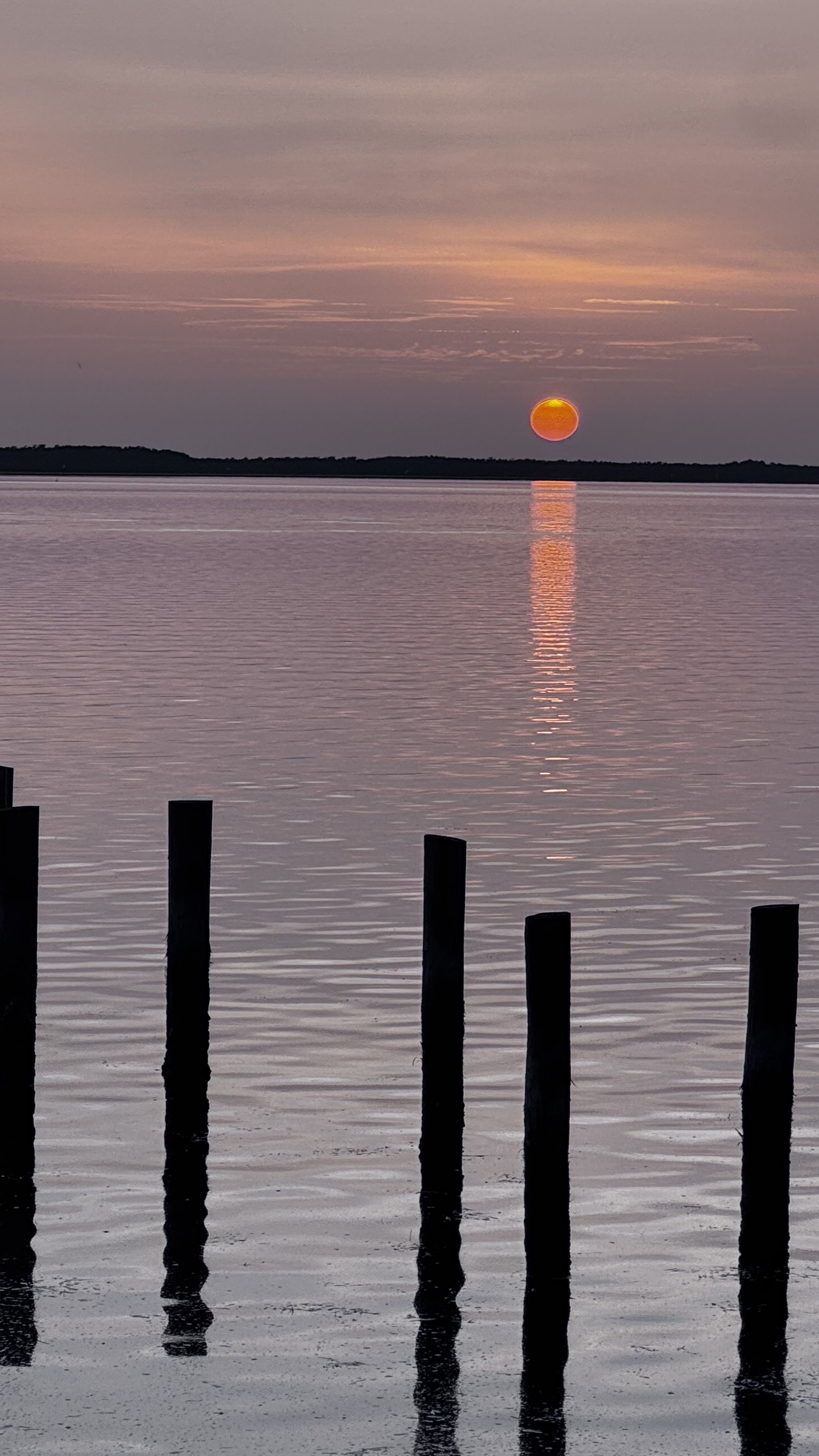 Sunset at San Jose Park in Dunedin Florida