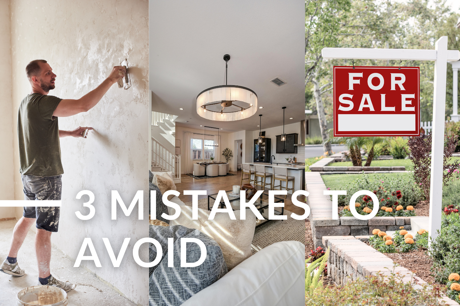 3 Mistakes to Avoid When Listing Your Home
