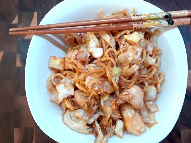 Easy Asian Chicken with Noodles