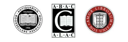 Members of the Antiquarian Booksellers’ Association (ABA), the International League of Antiquarian Booksellers, and the Antiquarian Booksellers’ Association of Canada (ABAC)