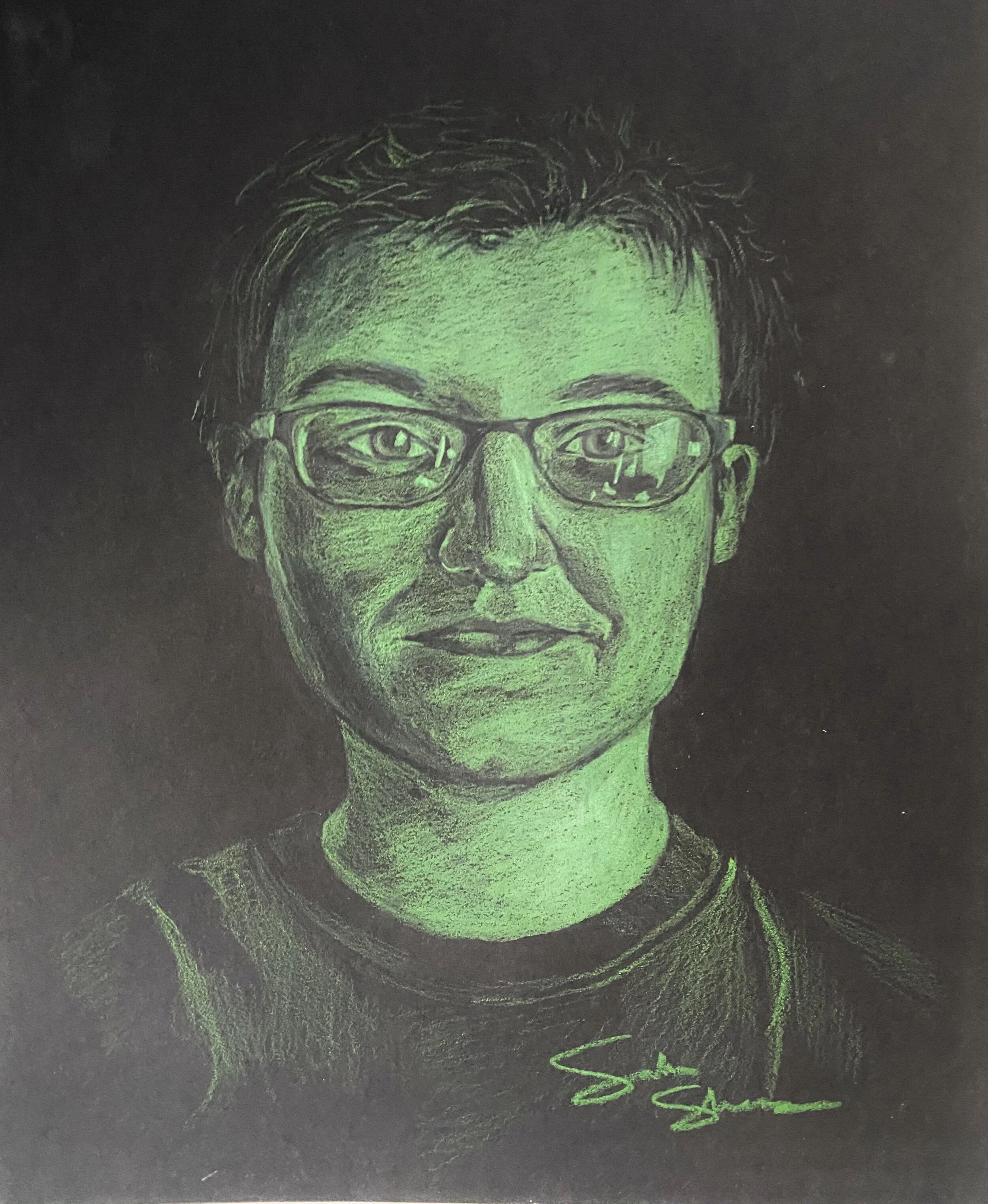 Michelle, 2018 Colored pencil on paper