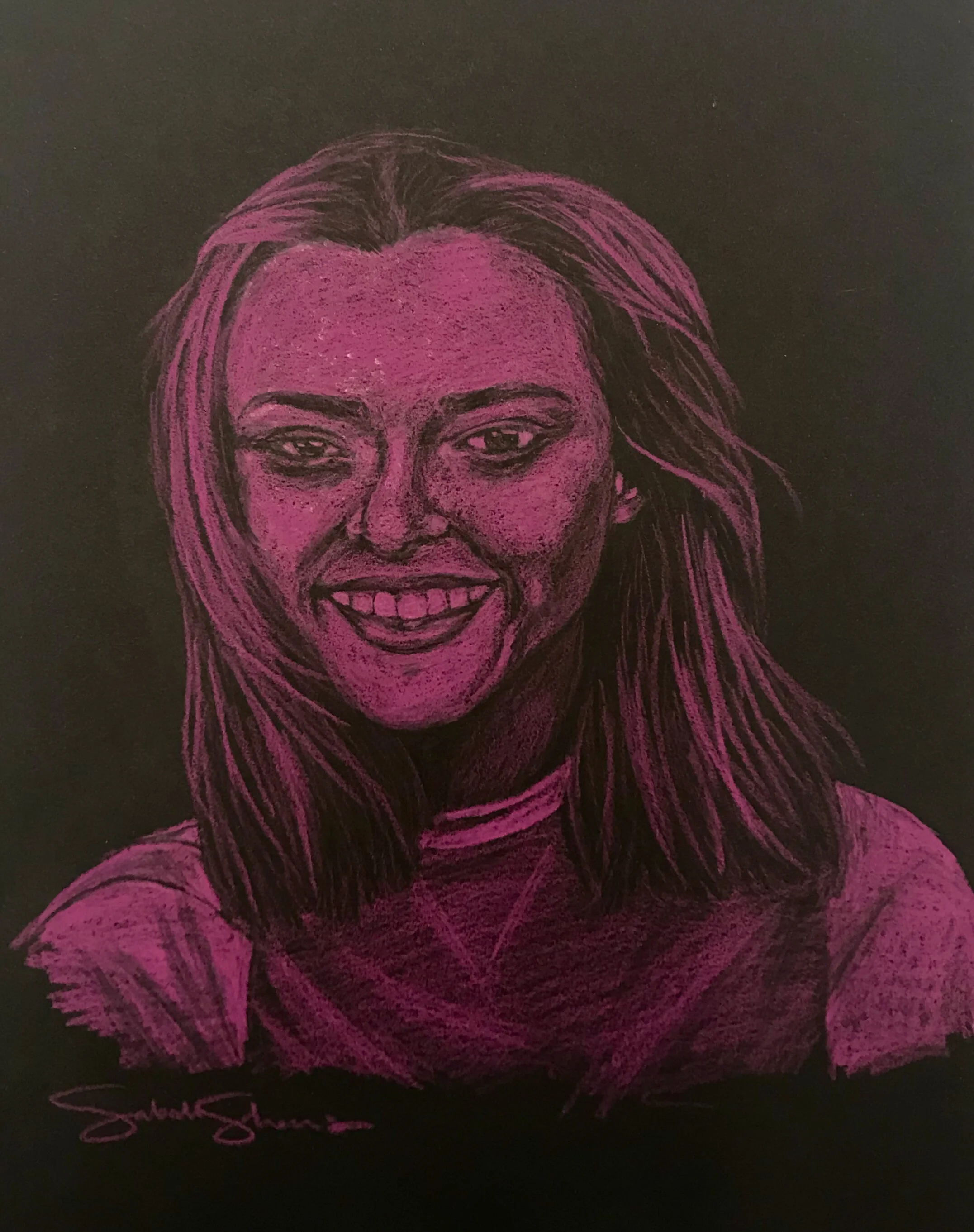 Annabelle, 2018 Colored pencil on paper