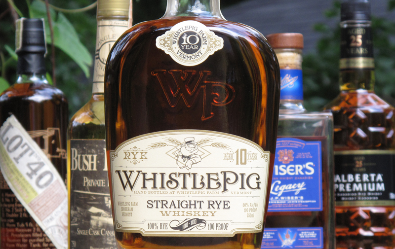 WhistlePig 10 year old Straight 100% Rye Whiskey