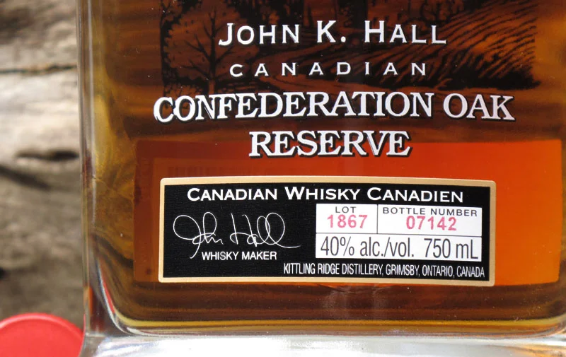 Forty Creek Confederation Oak Reserve (40% alc./vol.)