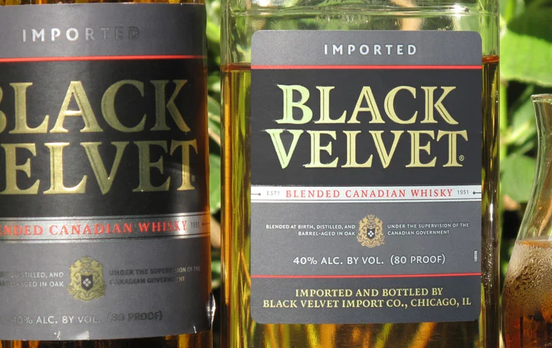 Black Velvet aged 3 years (40% alc./vol. (80 proof))