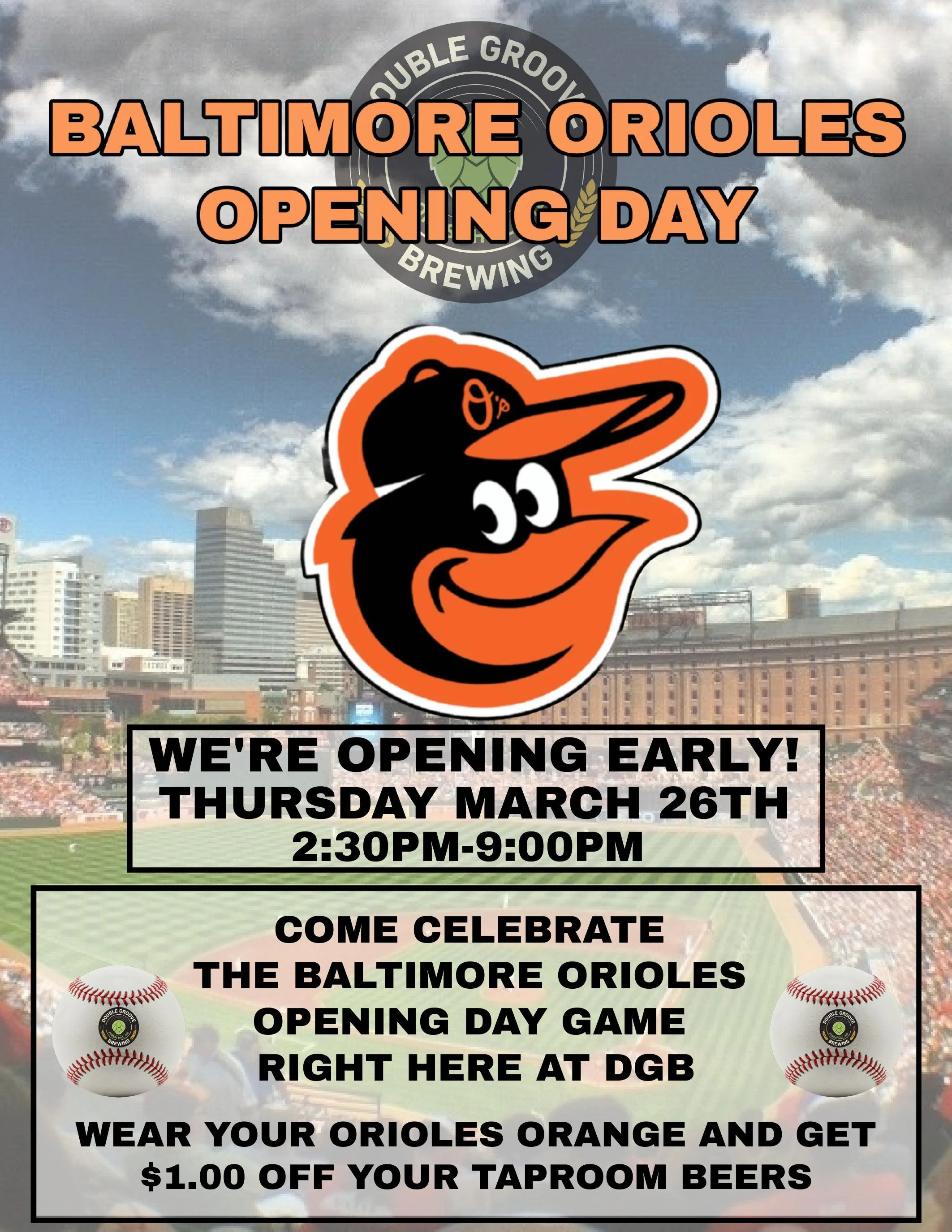 Orioles Opening Day at DGB  