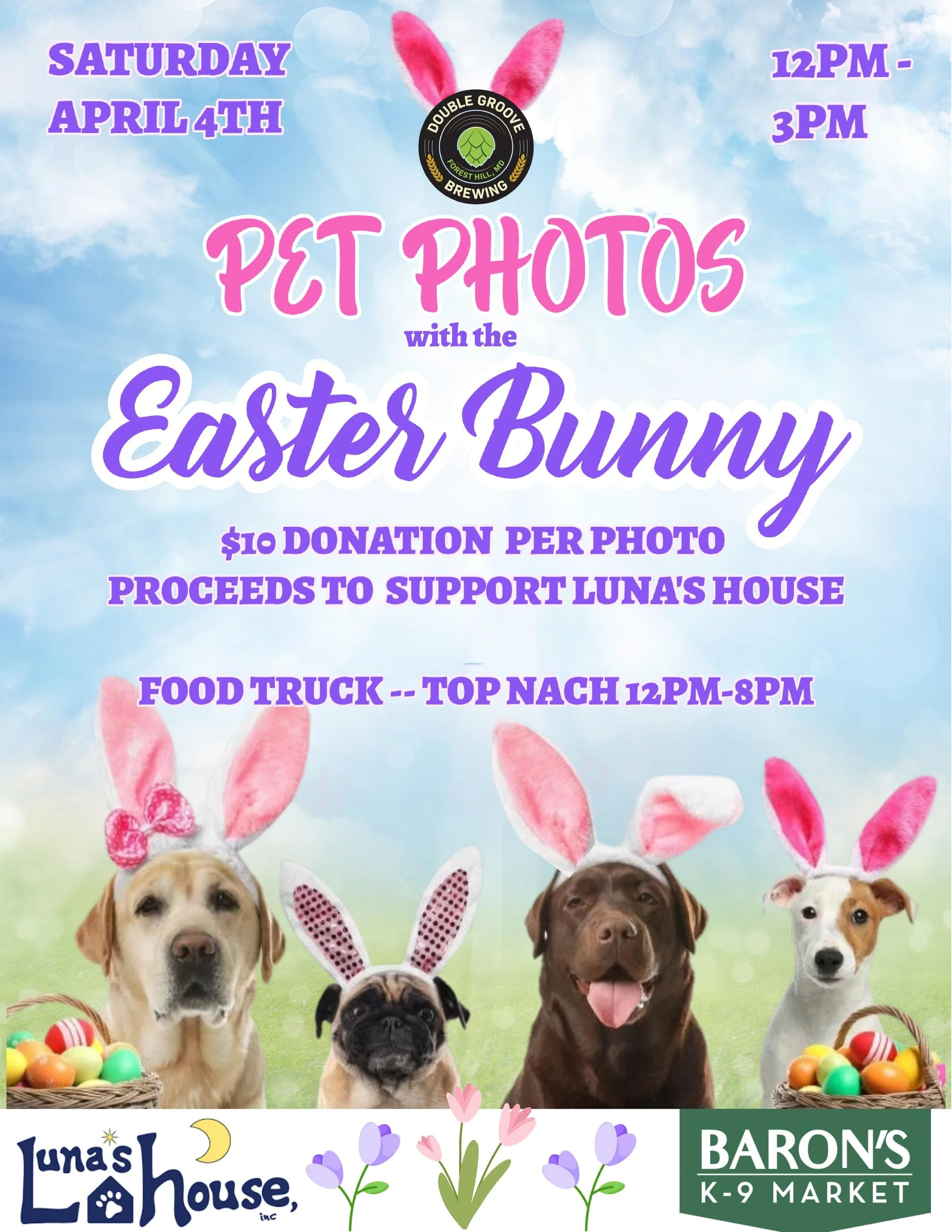 Pet Photos with Easter Bunny    