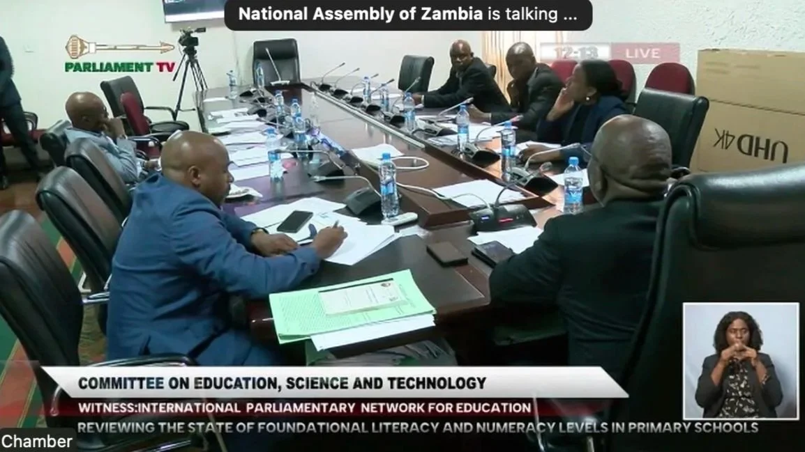 IPNEd submits evidence on learning to the Zambian parliament