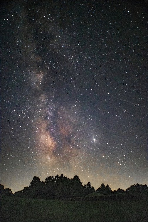 Milky Way, shot in Indiana