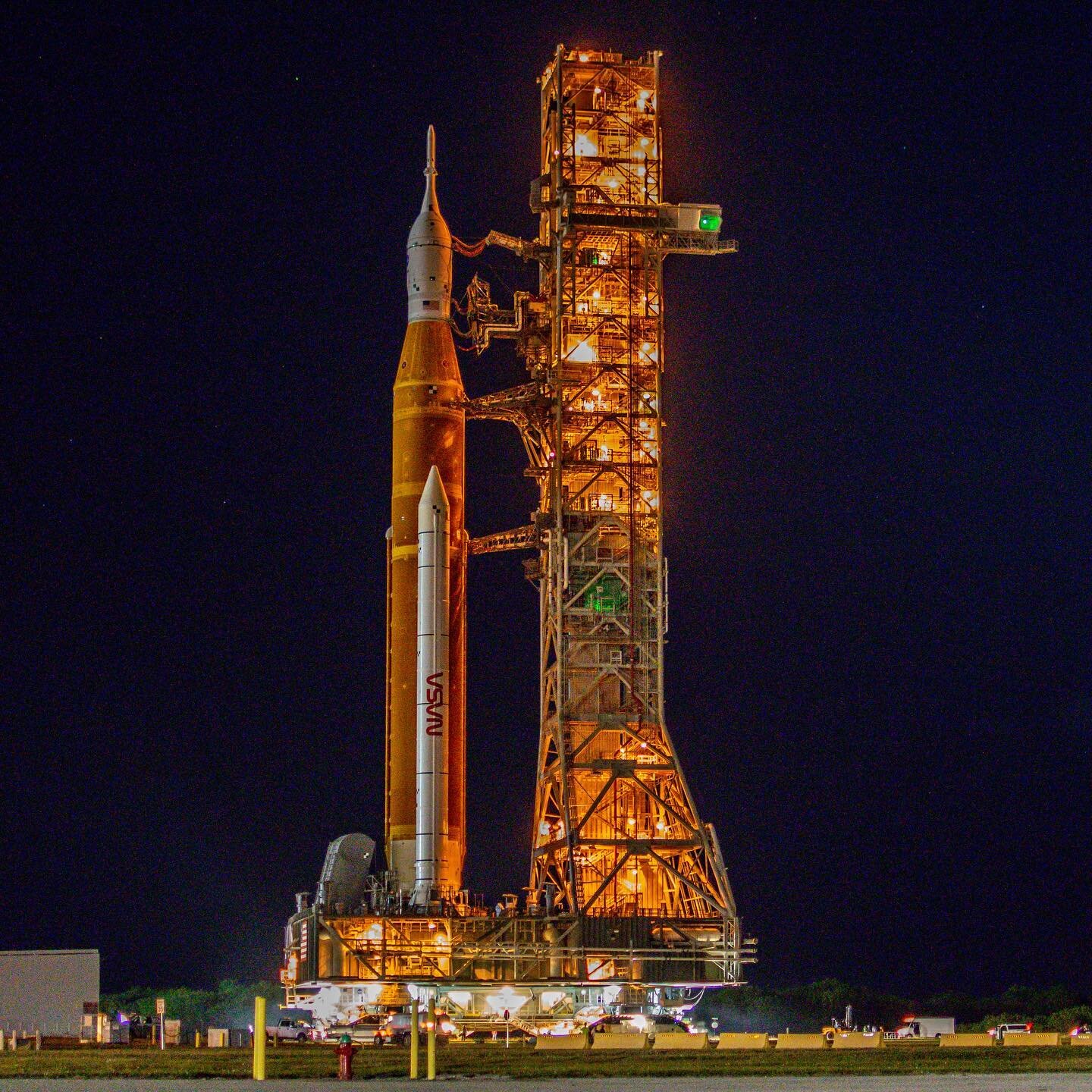 Artemis-1 is poised to roll back to Pad 39B beginning at midnight tonight. The overnight journey will put NASA&rsquo;s new moon rocket in place for a wet dress rehearsal about two weeks from now (June 19), hopefully setting the stage for a launch thi