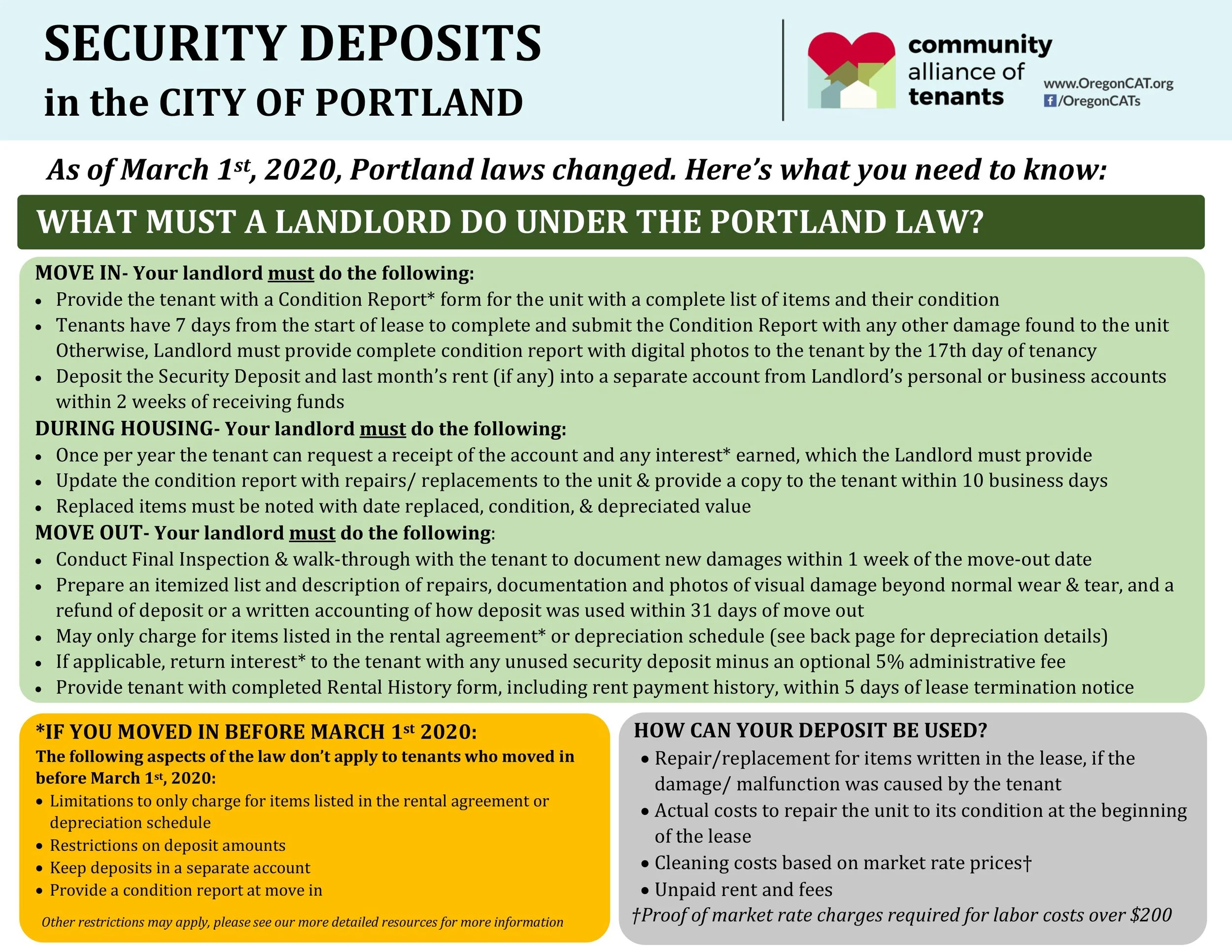 Update: Portland Laws Changed March 1st, 2020