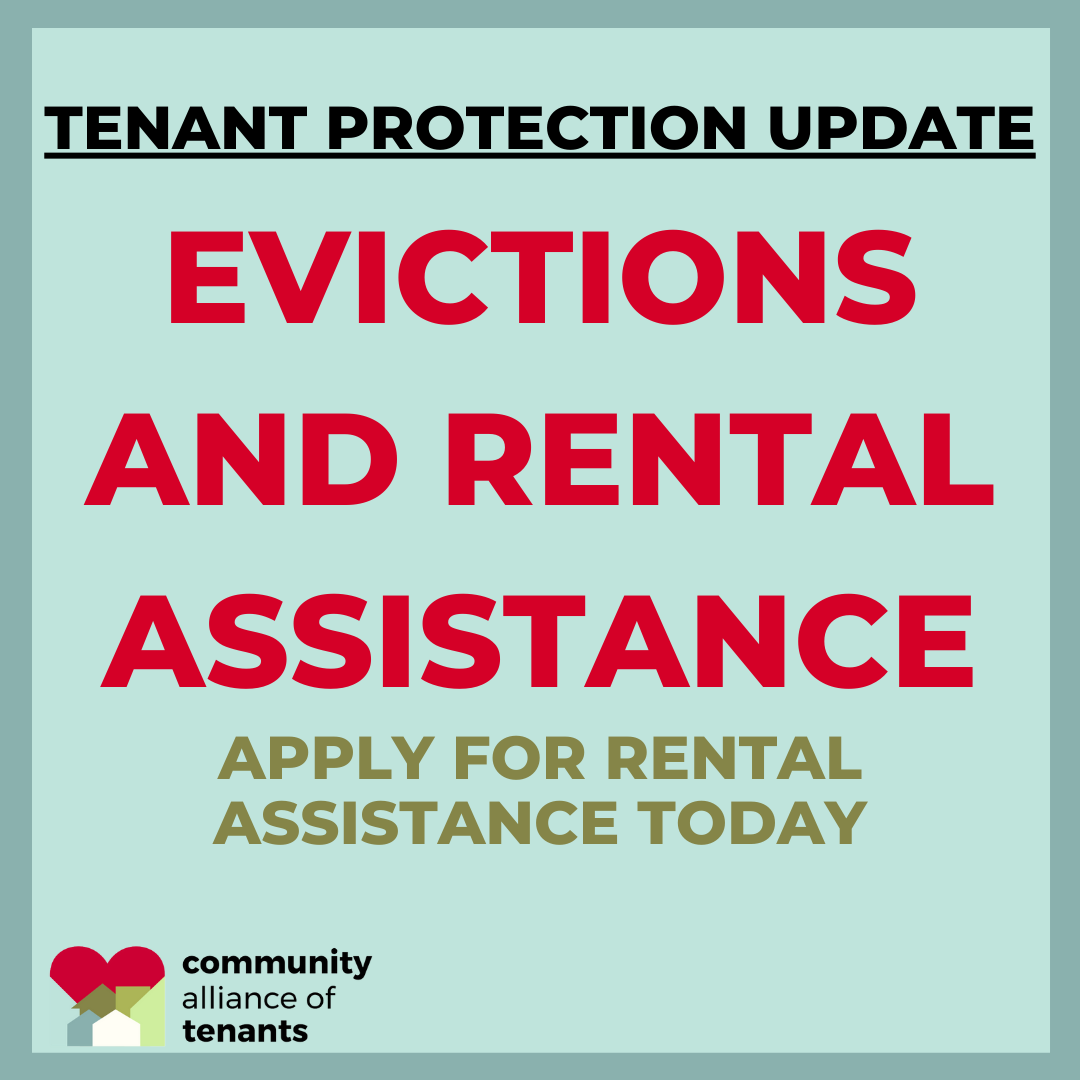 Important Info for Tenants on Eviction and Assistance