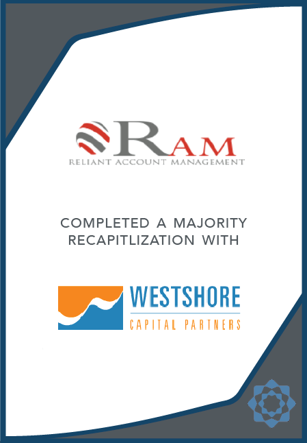 COIL PARTNERS Announces Majority Recapitalization Of Reliant Account COIL PARTNERS Announces Majority Recapitalization Of Reliant Account