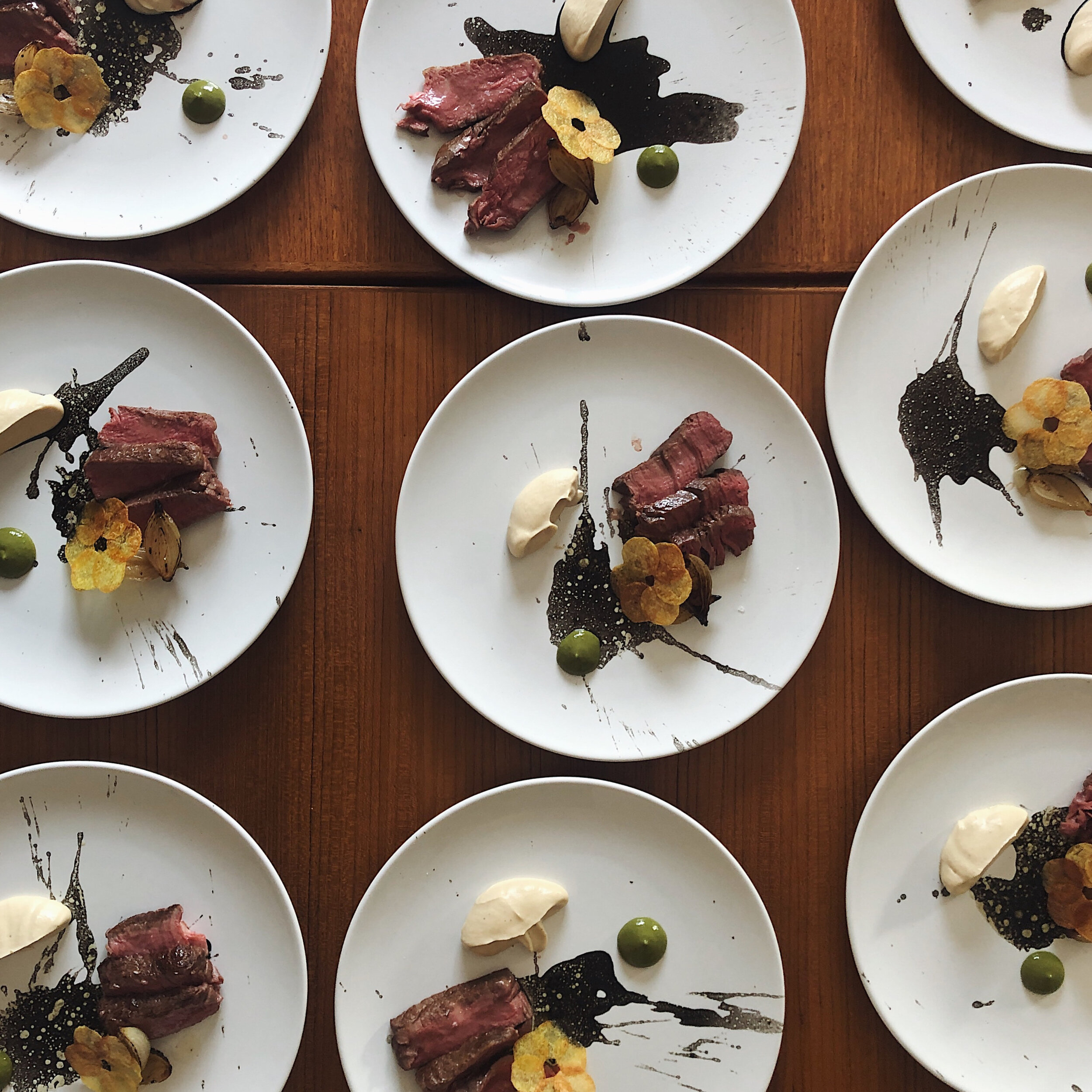Beef Fillet, Anchovy, Cauliflower, Potato, Black Jus