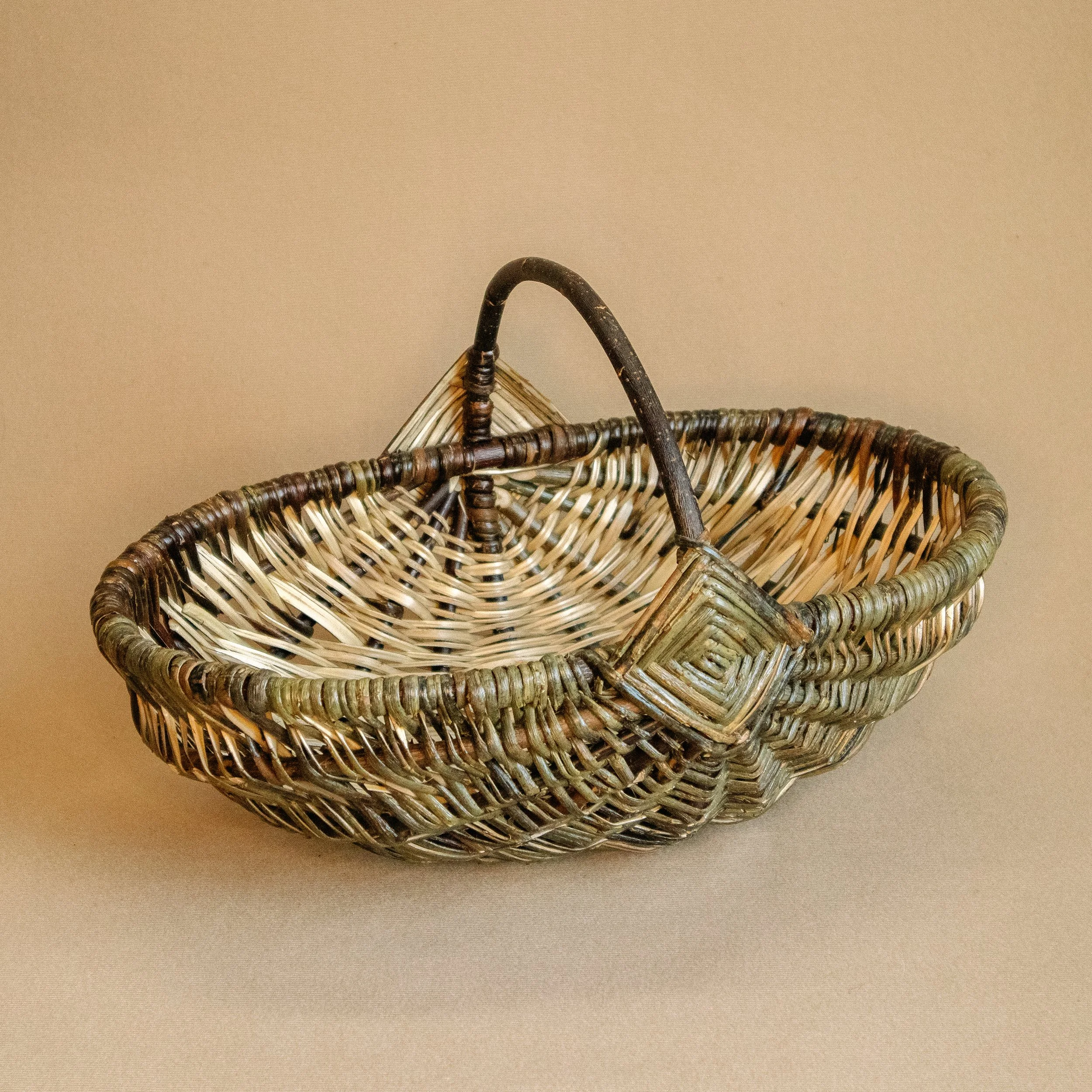 Split Weave Foraging Basket