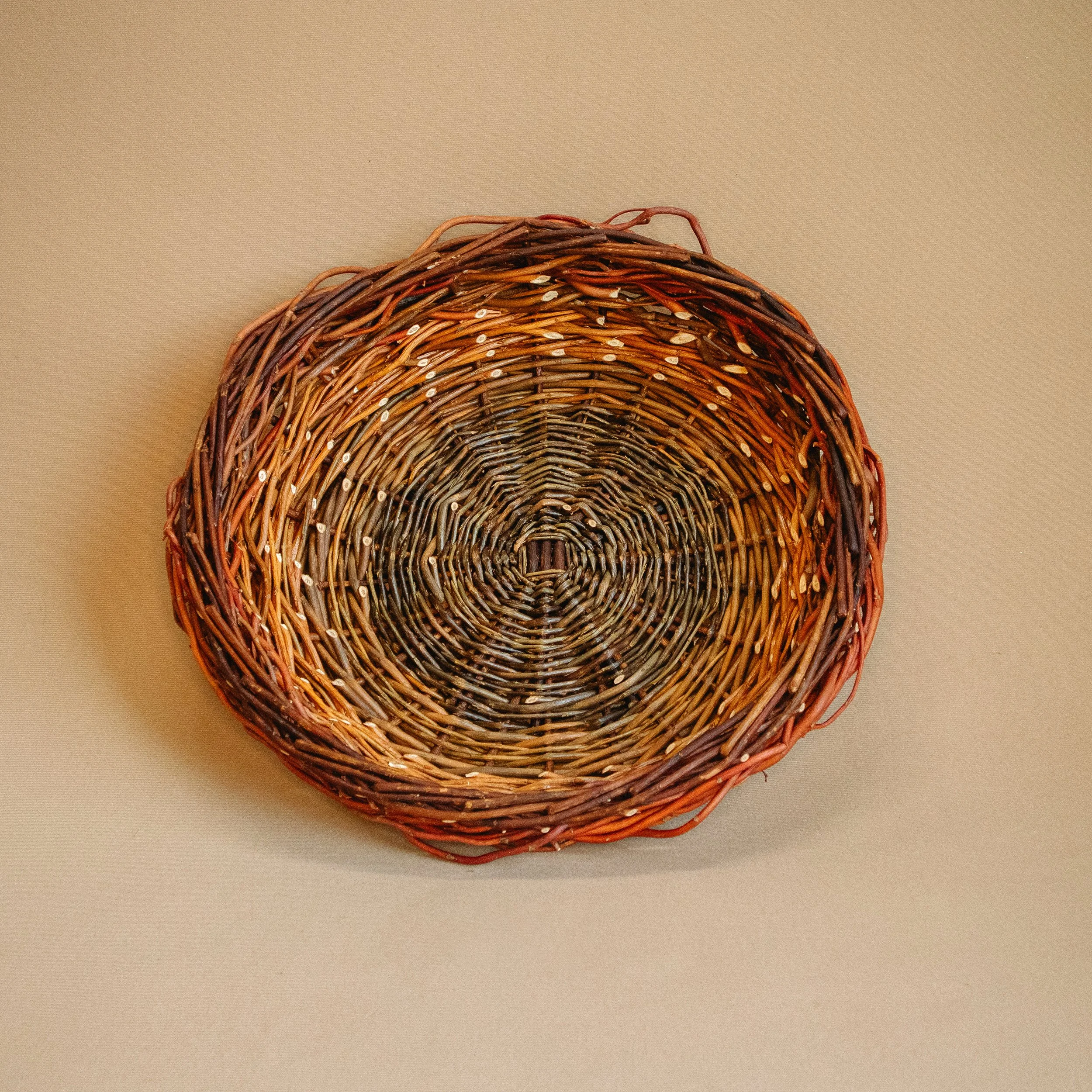 Curly Willow Rope Coil Bowl