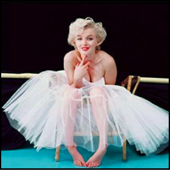 Marilyn Monroe, White Dress, from the Ballerina Sitting, 1954 Limited Edition Archival Pigment Print 40 x 40 in.