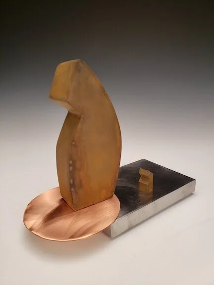 Mark Warwick, Isolation 7”x 4"x 8" Copper &amp; Steel, 2020