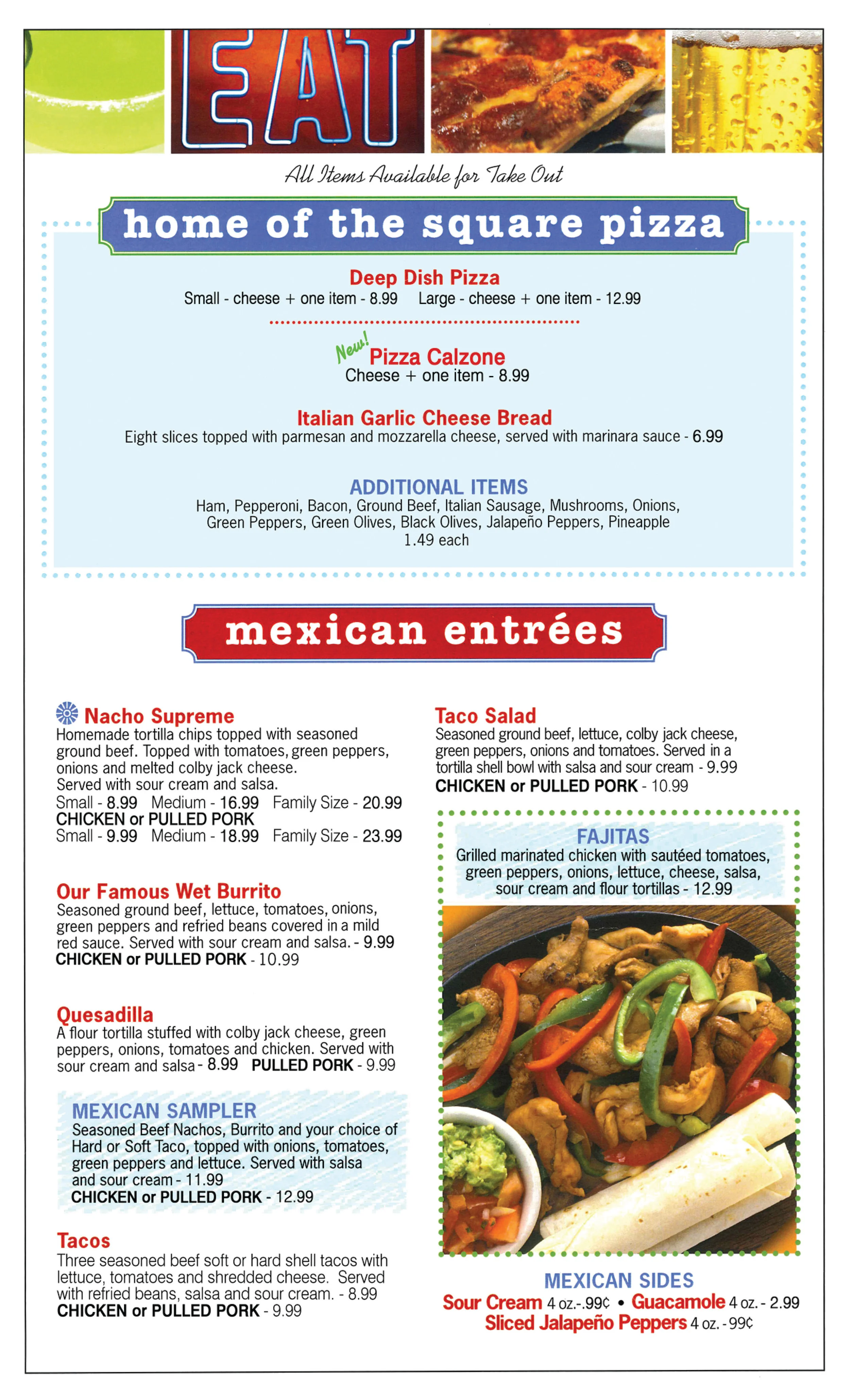 Levi's - menu page, PIZZA.jpg