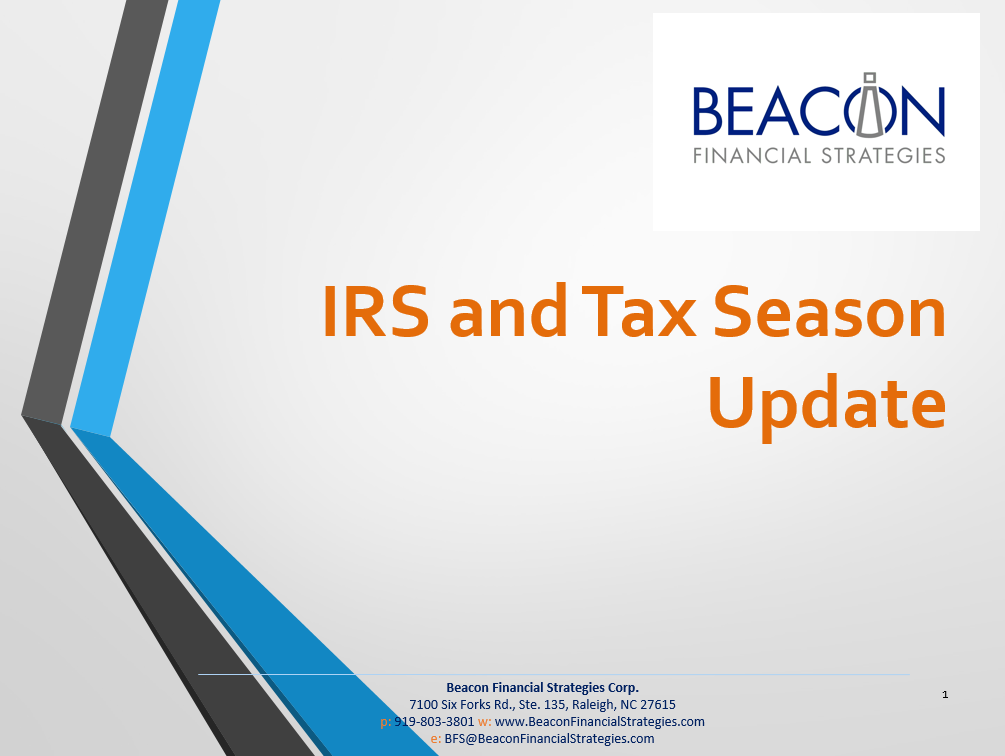 2020 Tax Season Update Presentation