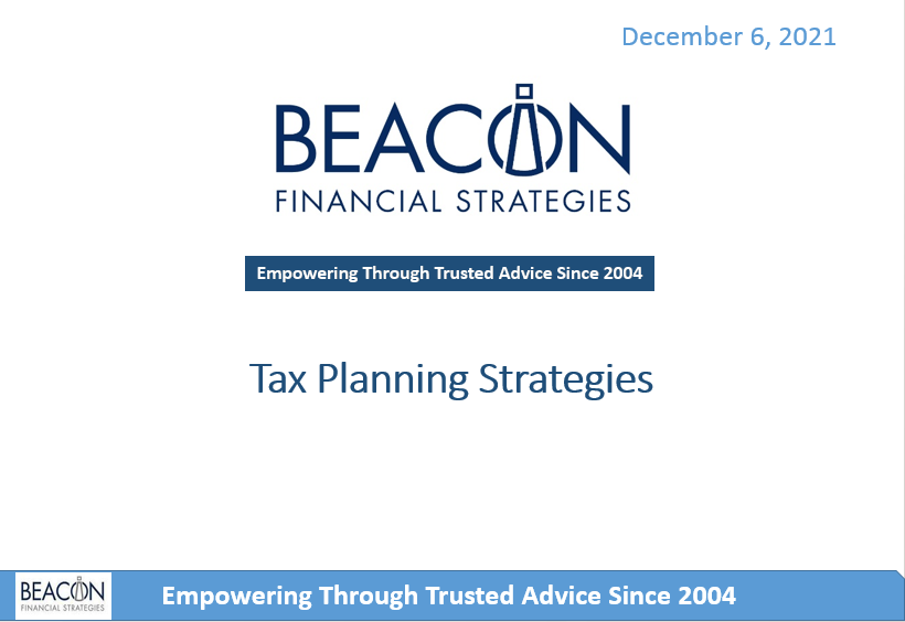 Tax Minimization Strategies to Consider