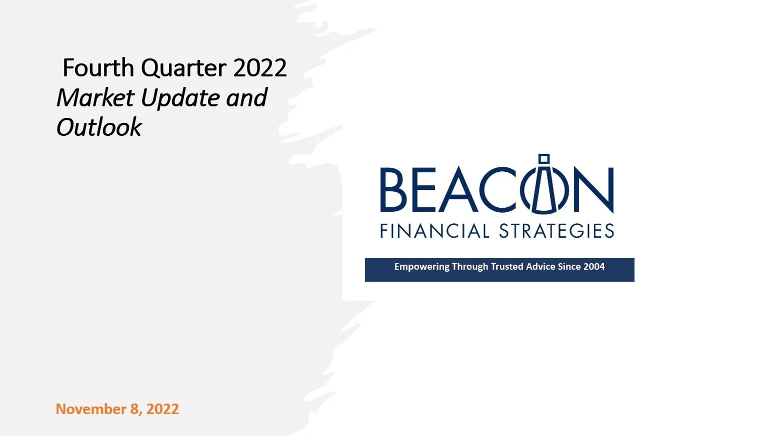 Financial Markets Update Webinar
