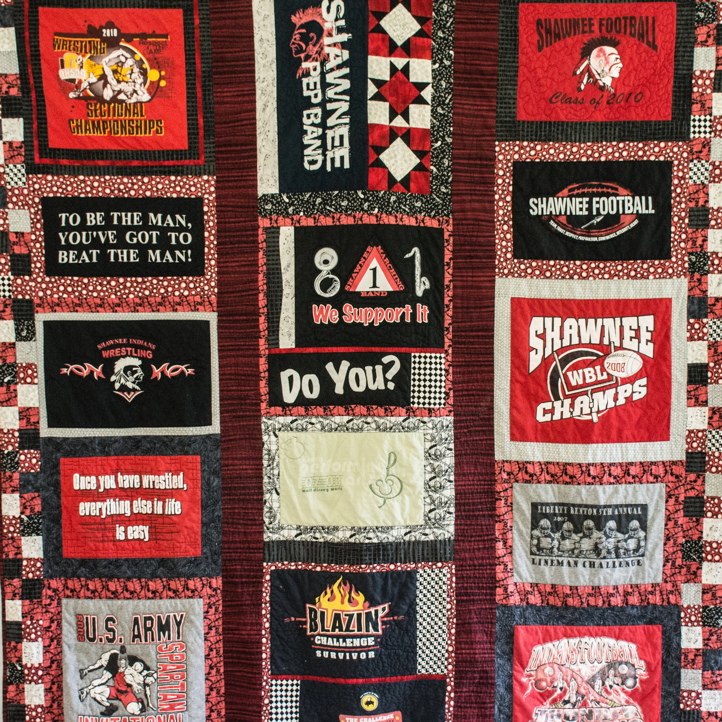 Gridded T-Shirt Quilts